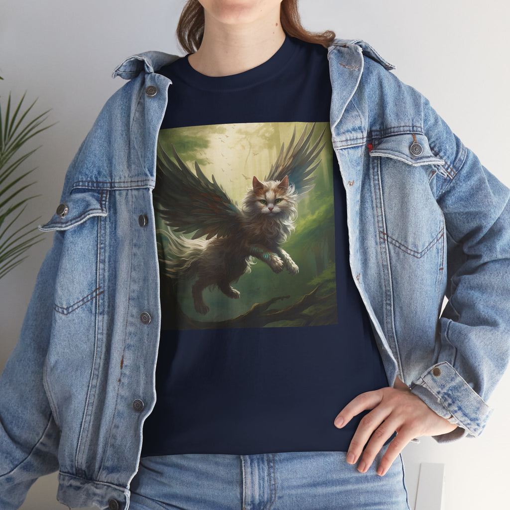 Fantasy Cat Unisex Heavy Cotton Tee