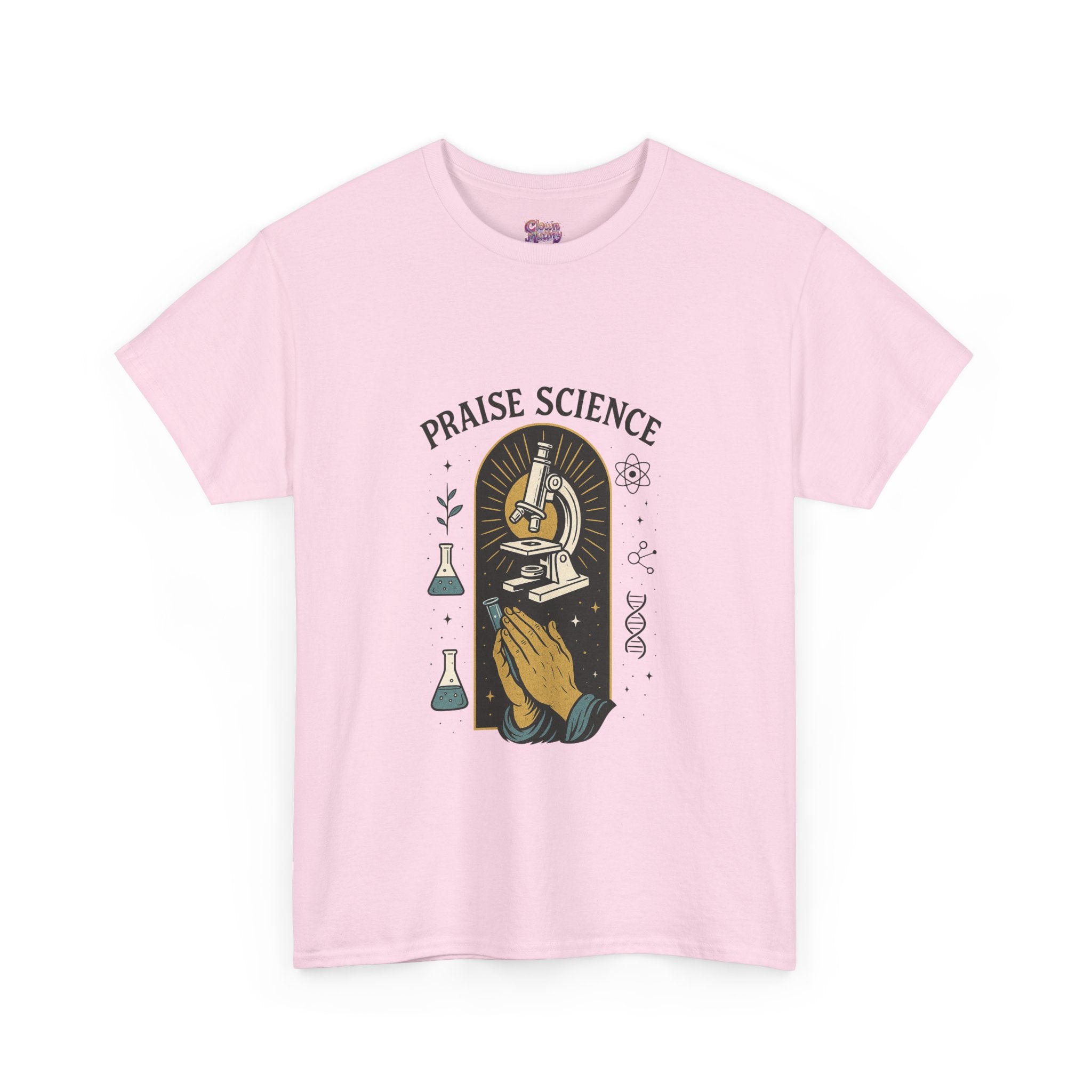 Praise Science Unisex Heavy Cotton Tee - Science Lover's T-Shirt for Educators and Students