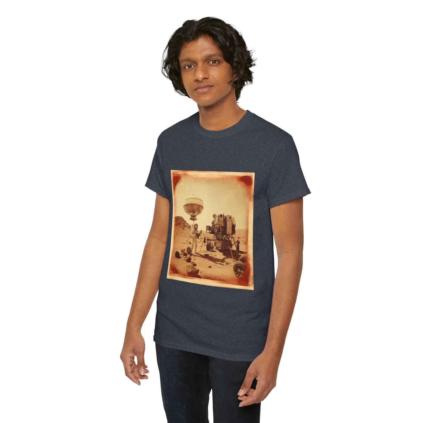 Martian Polaroid Unisex Heavy Cotton Tee