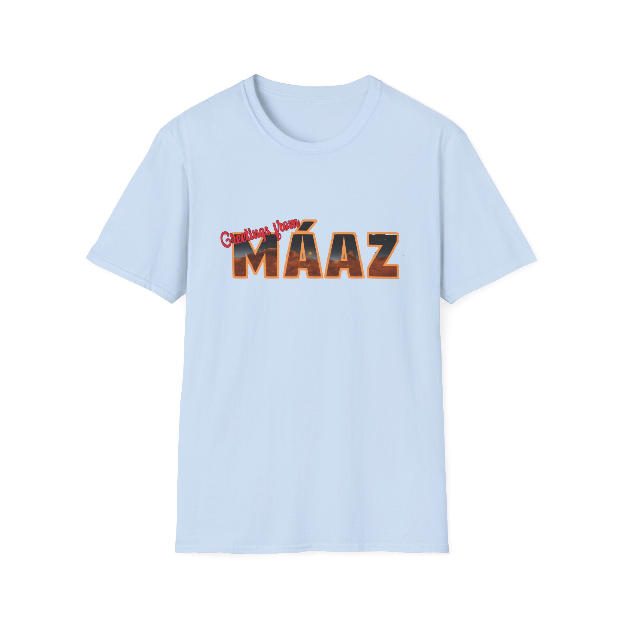 Greetings from Máaz Unisex Softstyle T-Shirt