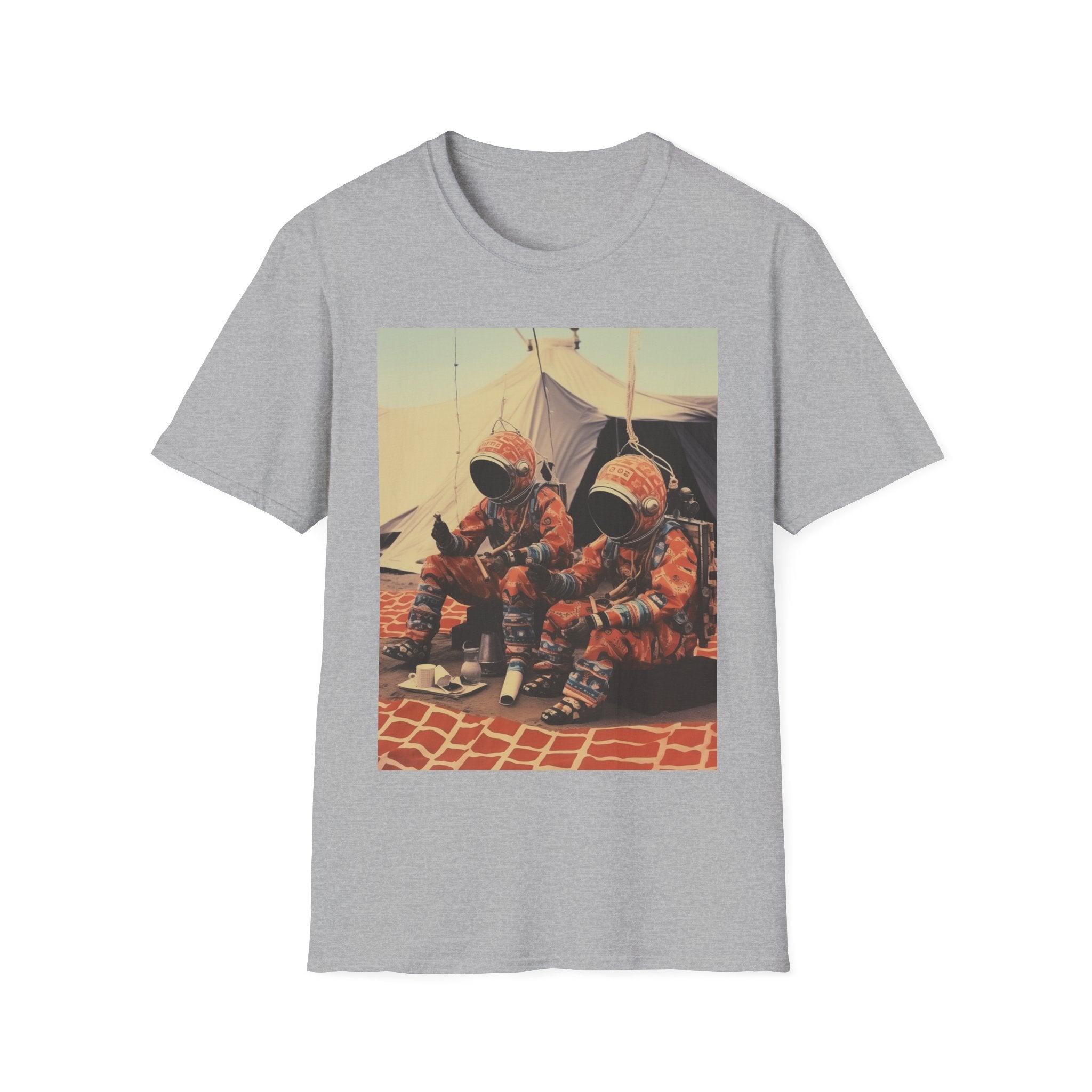 Martian African Print Unisex Softstyle T-Shirt