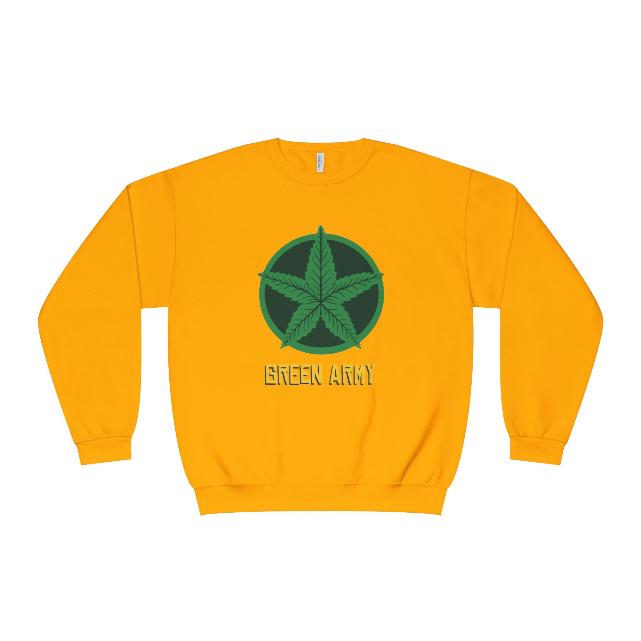 Green Army Star Logo Unisex NuBlend Crewneck Sweatshirt