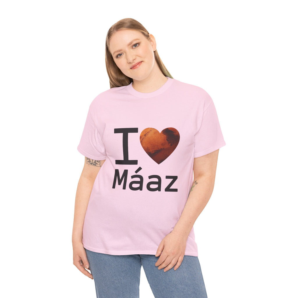 I Love Mars Unisex Heavy Cotton Tee