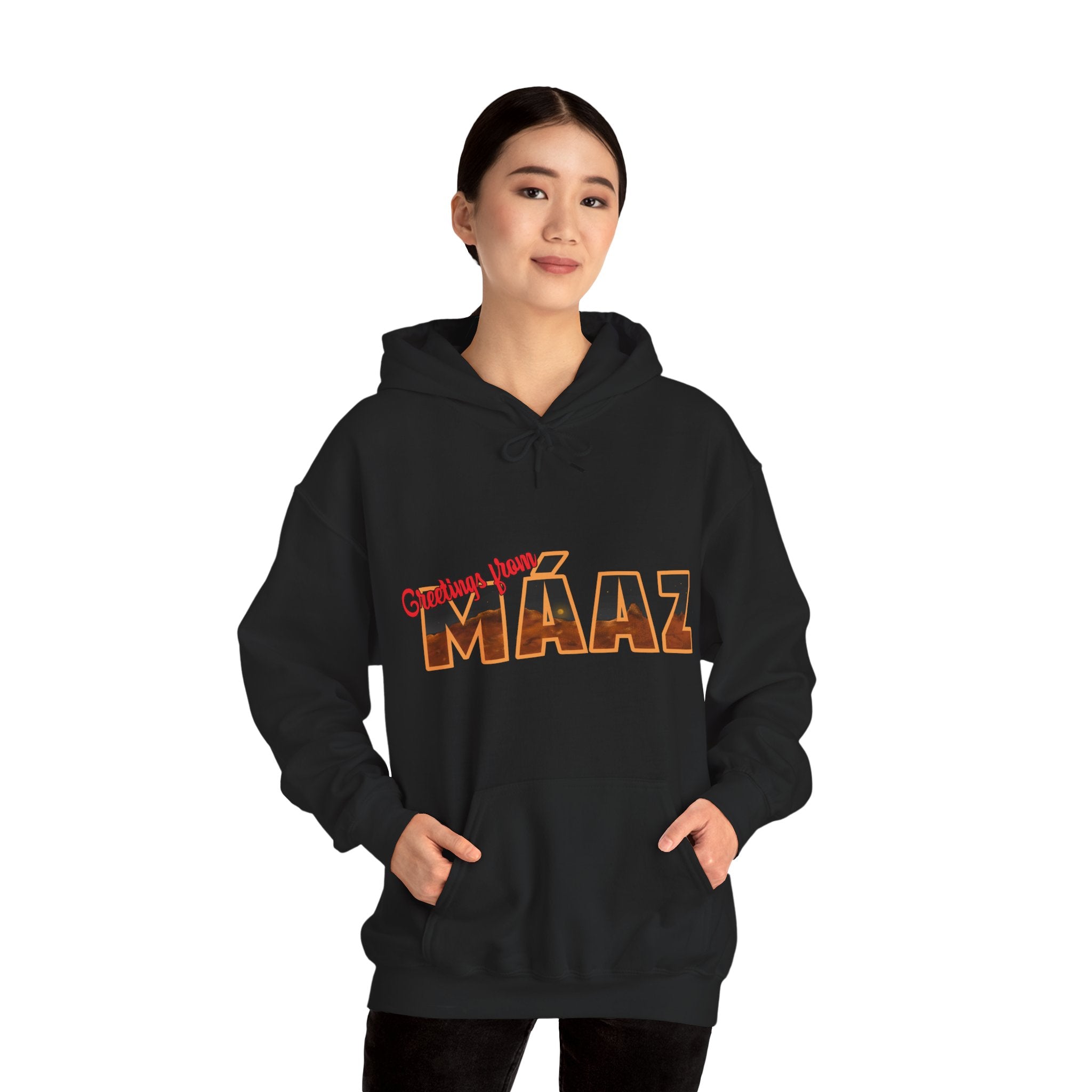 Greetings from Máaz Martians Unisex Heavy Blend Hooded Sweatshirt