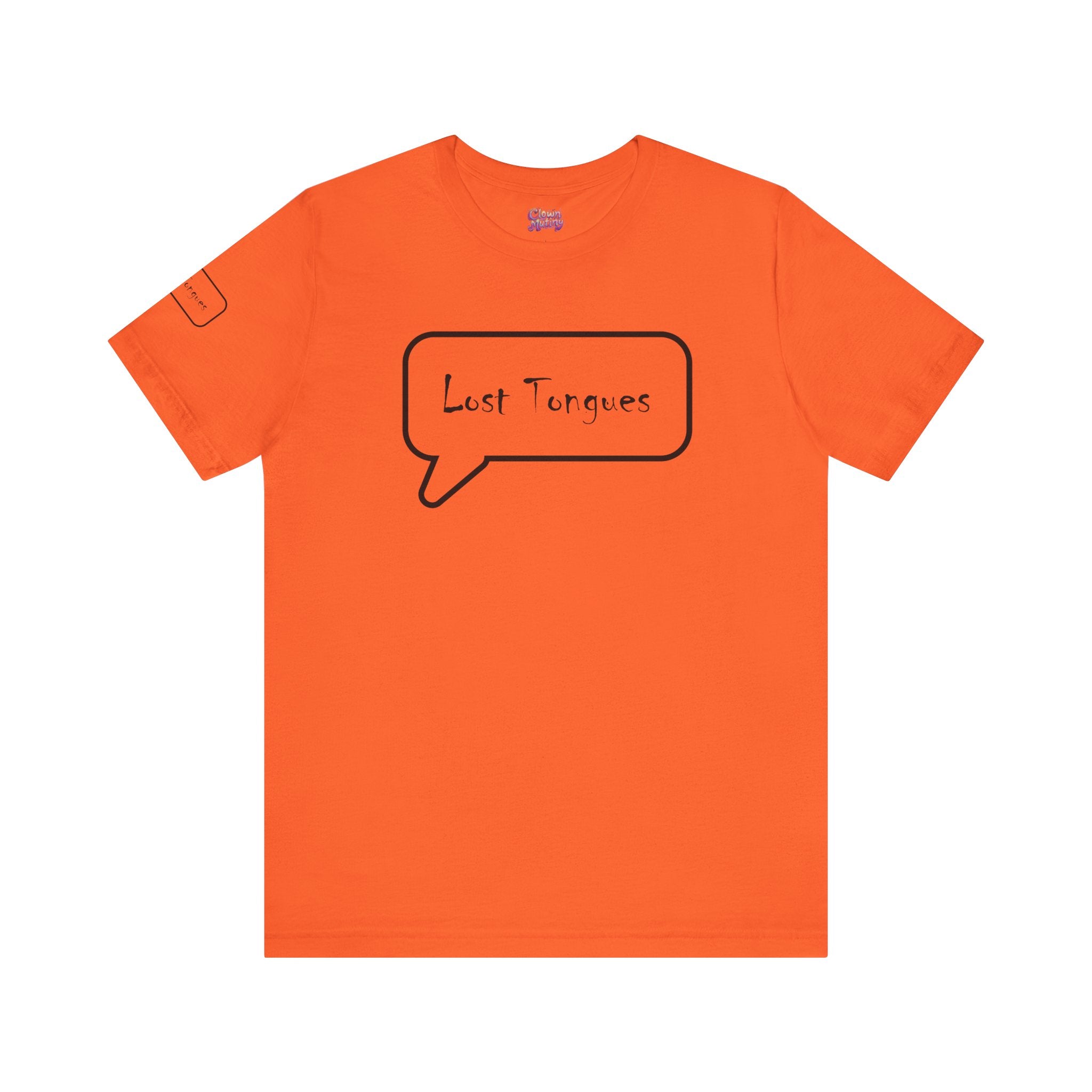 Lost Tongues Unisex Jersey Short Sleeve Tee