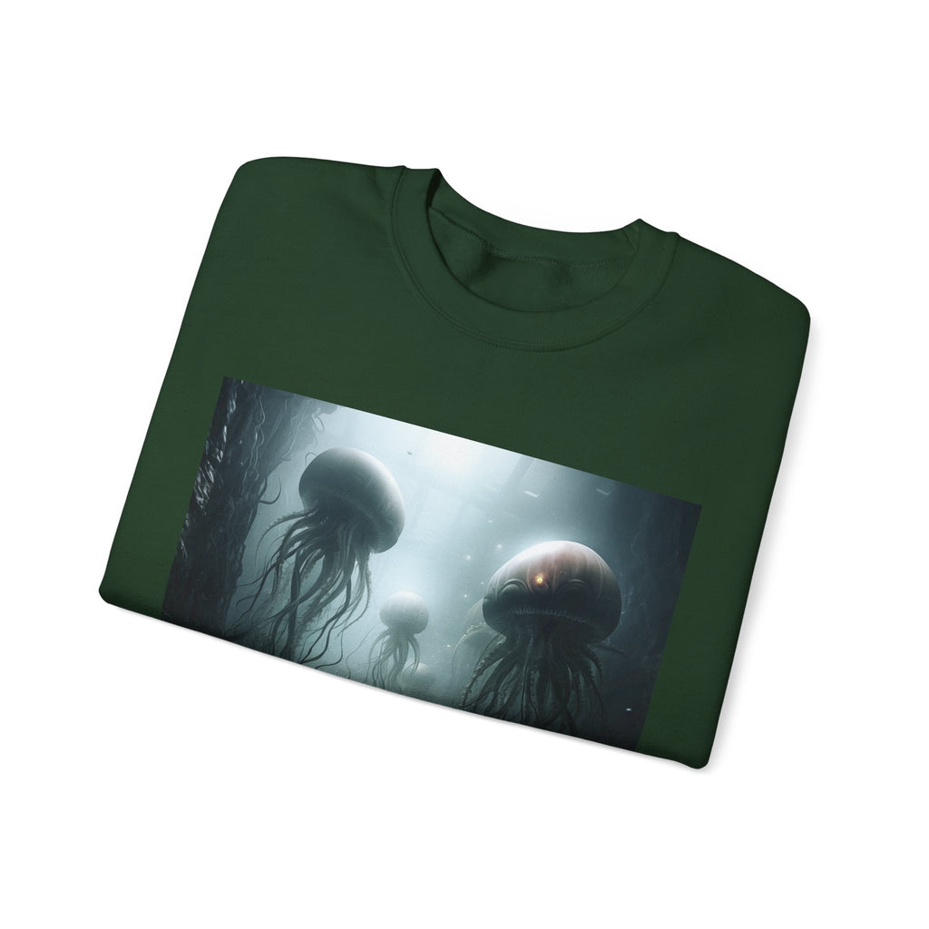 Alien Jellyfish Unisex Heavy Blend Crewneck Sweatshirt