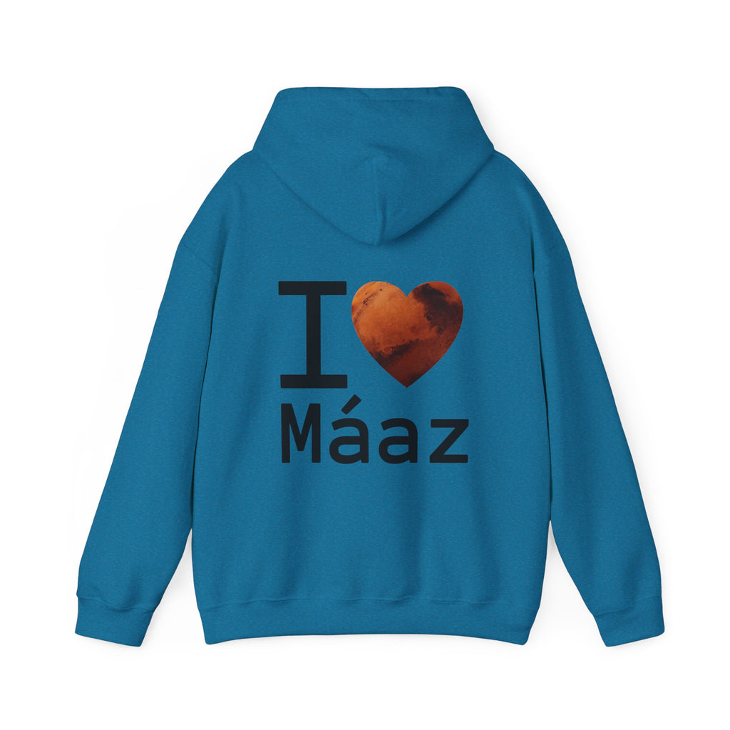 I Love Mars Unisex Heavy Blend Hooded Sweatshirt