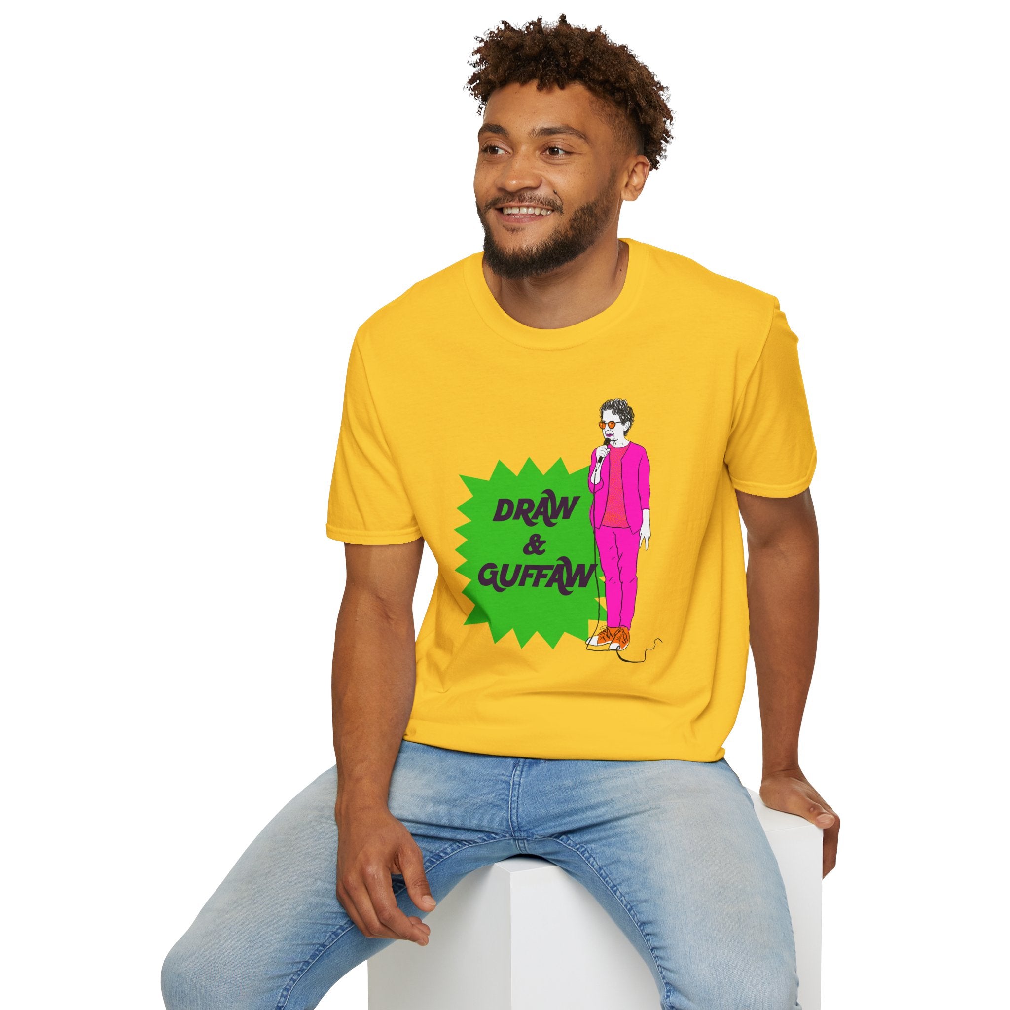 Draw and Guffaw Unisex Softstyle T-Shirt