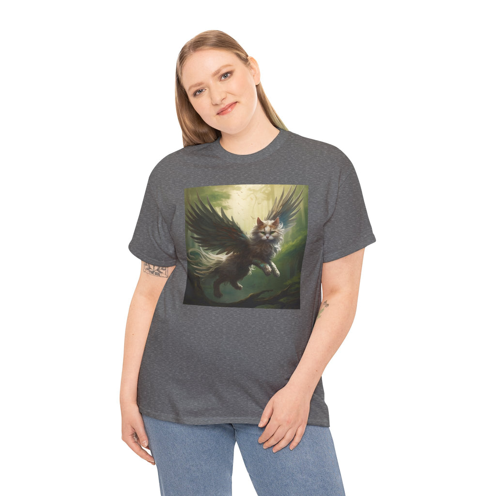 Fantasy Cat Unisex Heavy Cotton Tee