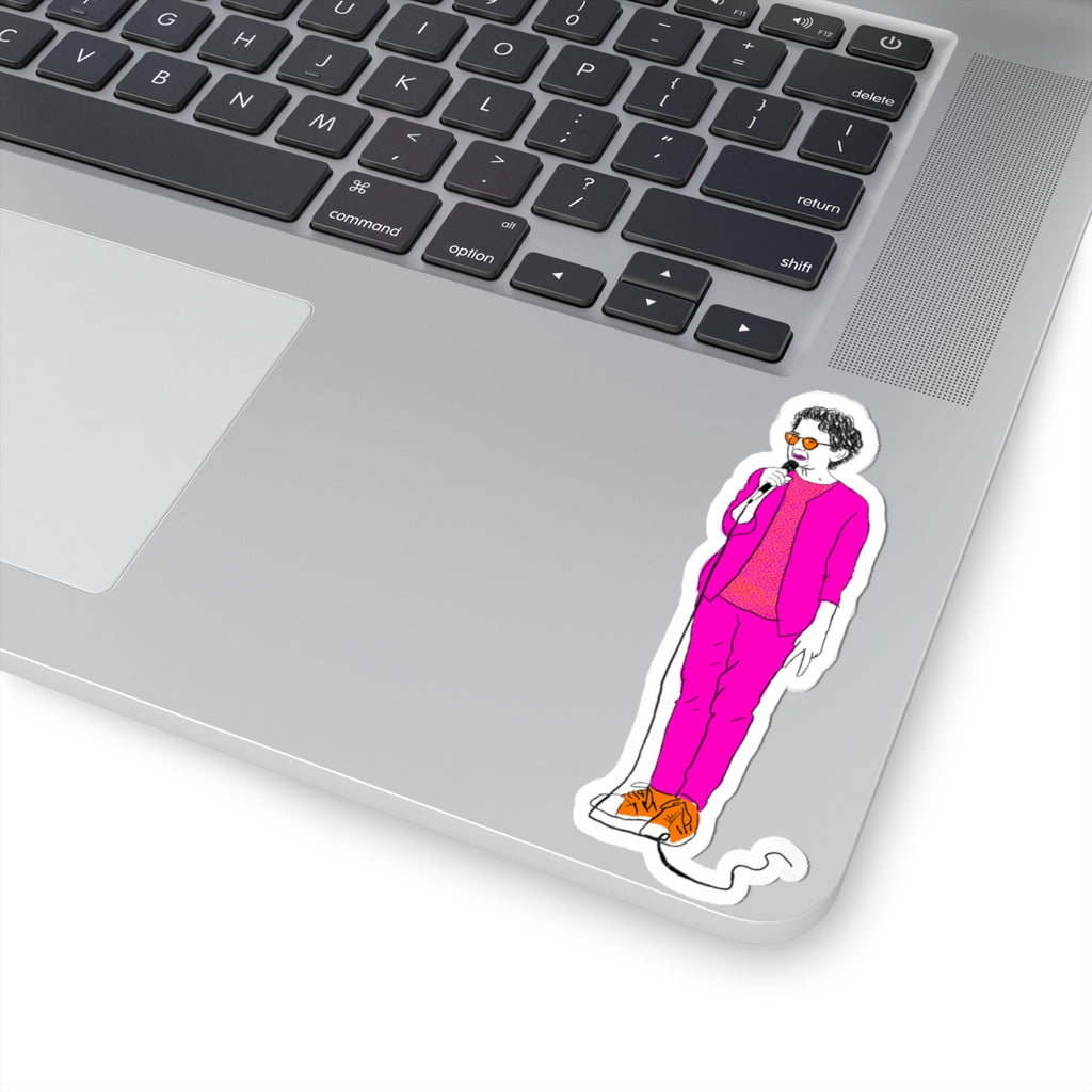 Draw and Guffaw Loren K Little Old Lesbian Kiss-Cut Stickers