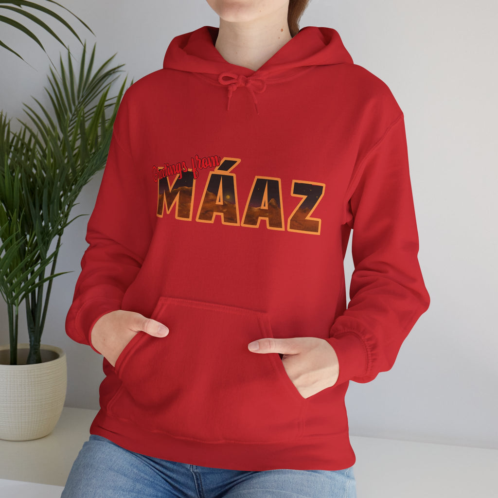 Greetings from Máaz Martians Unisex Heavy Blend Hooded Sweatshirt