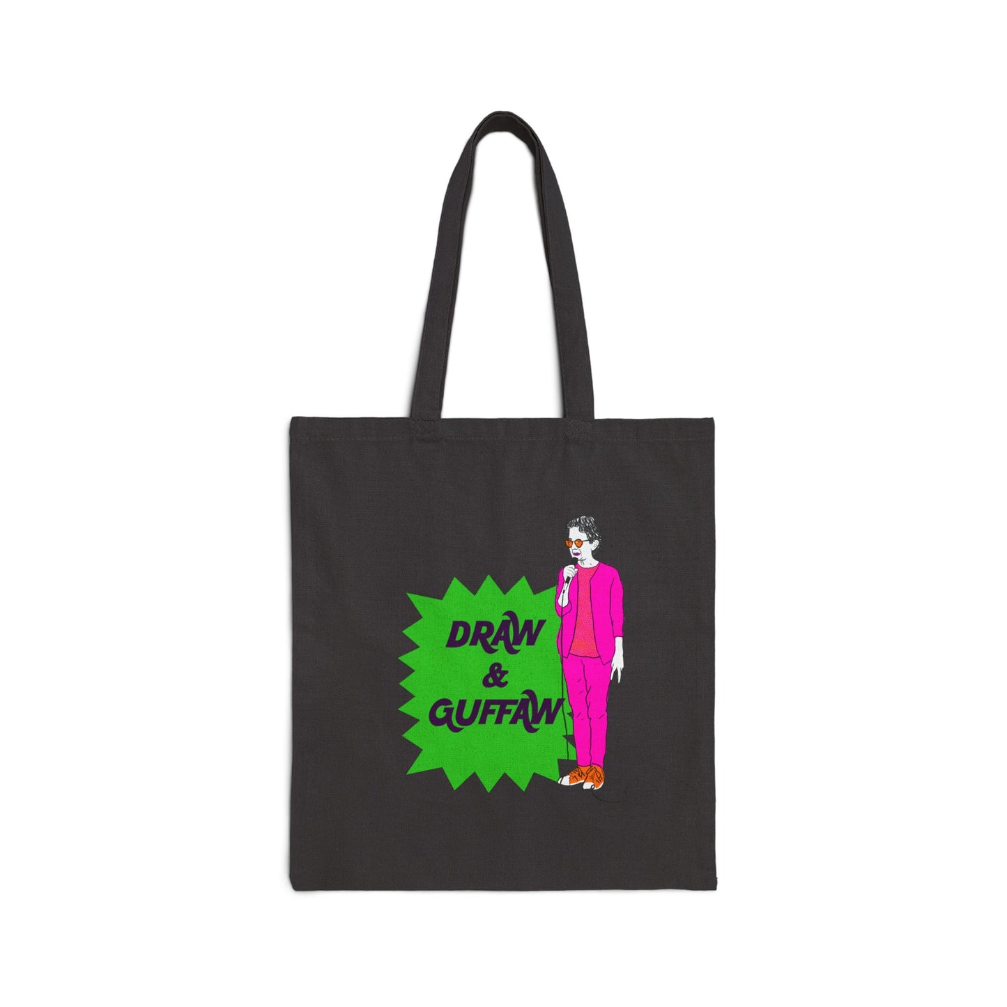 Draw & Guffaw Cotton Canvas Tote Bag