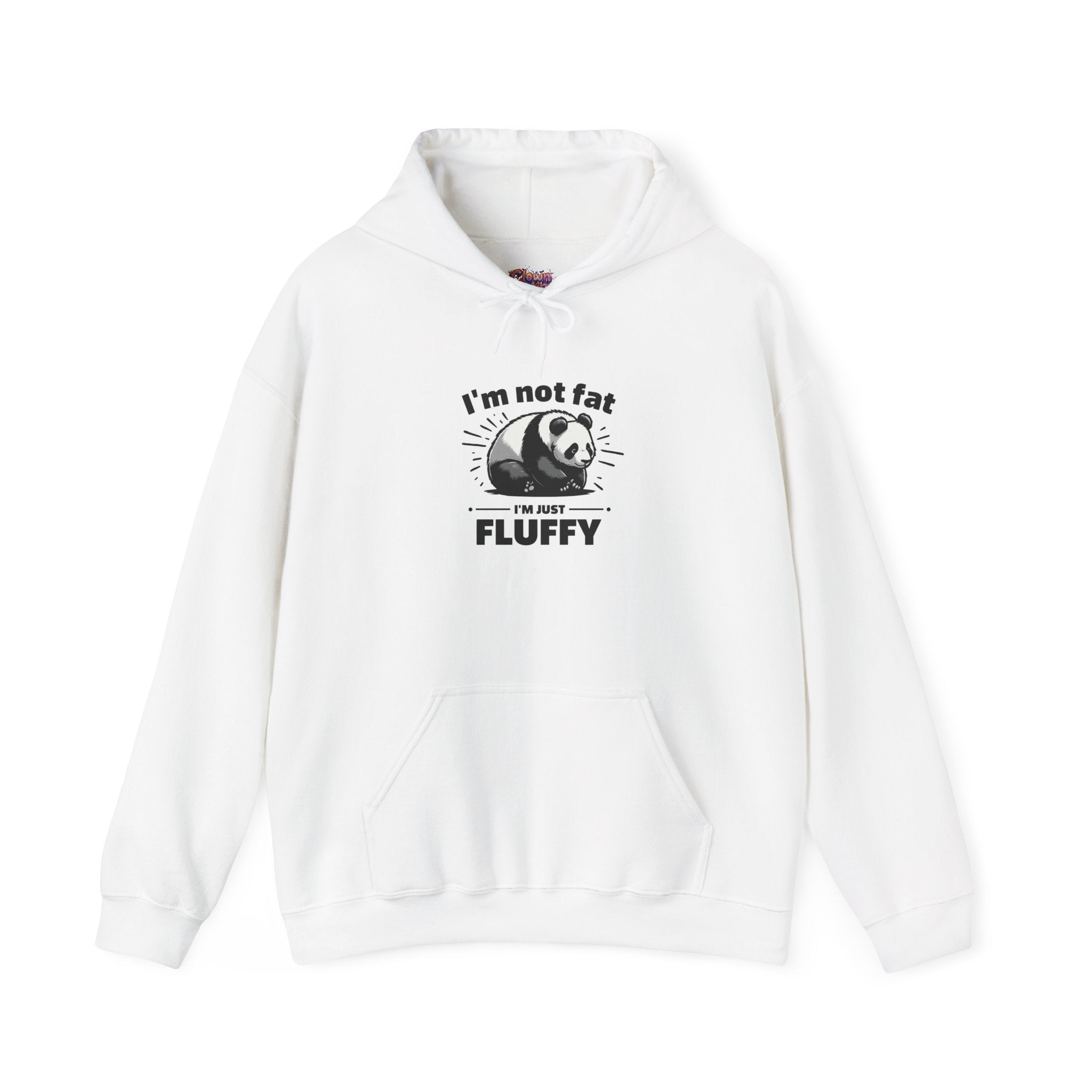 Funny Panda Hoodie - "I'm Not Fat, I'm Just Fluffy"