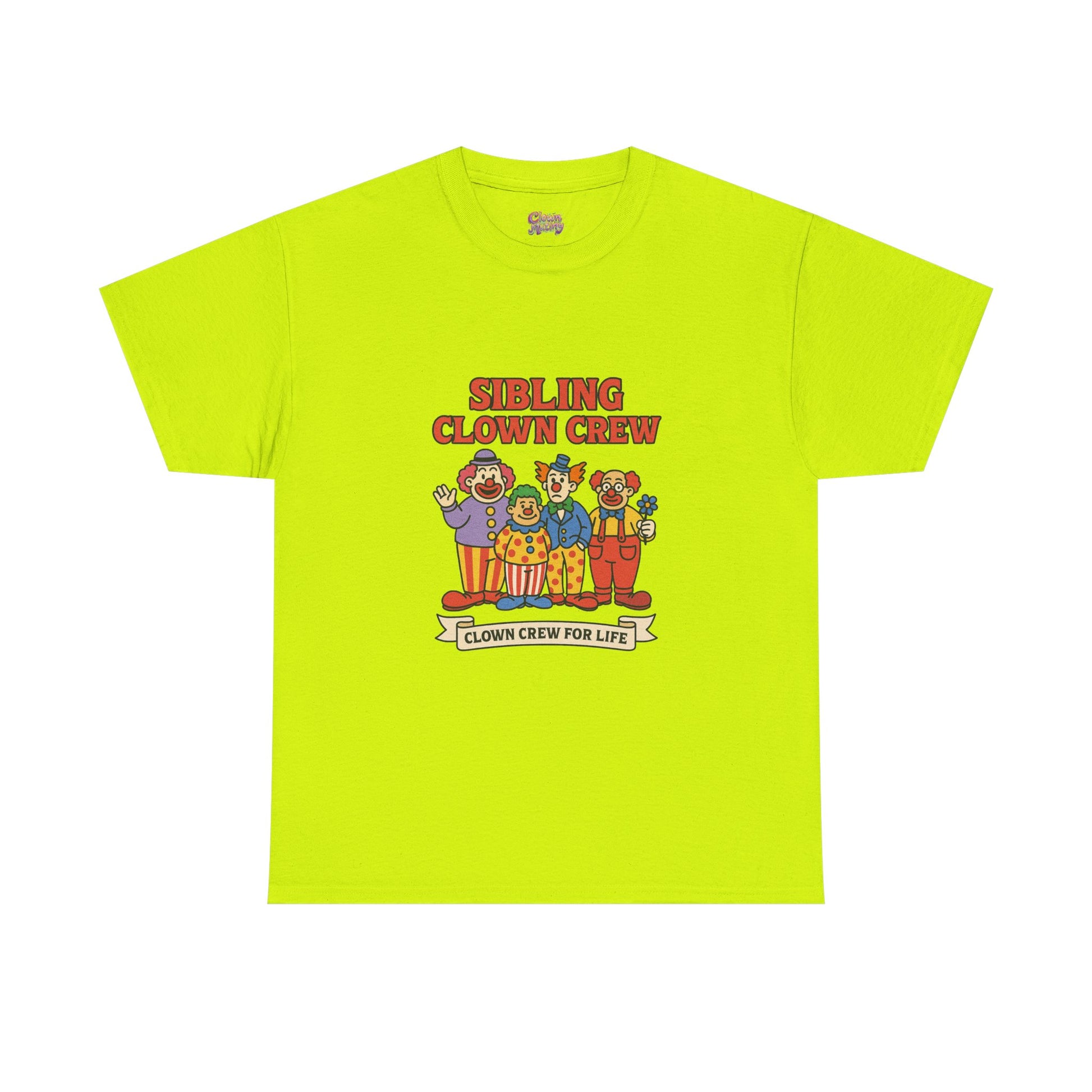 Clown Siblings Unisex Heavy Cotton Tee