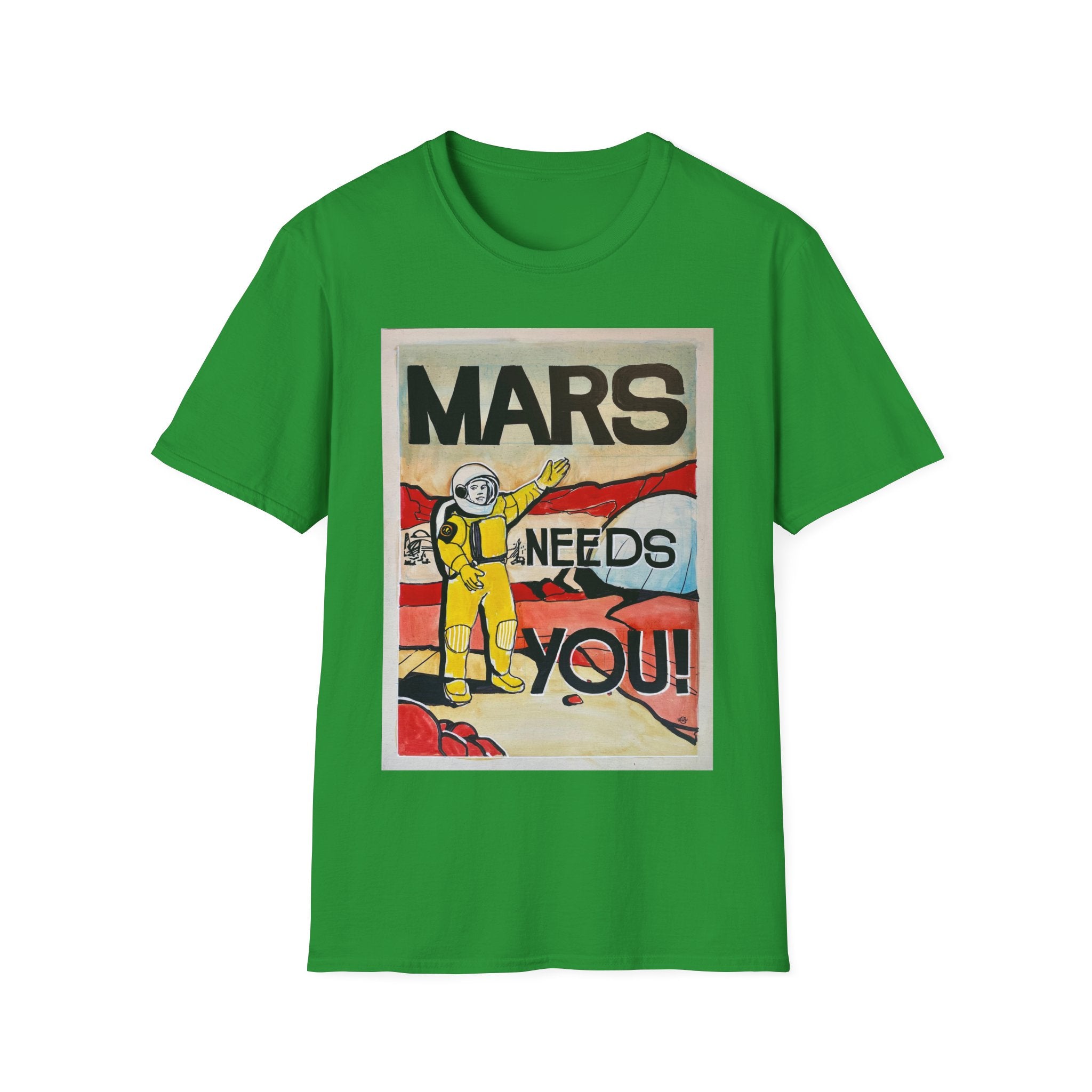 Mars Needs You Unisex Softstyle T-Shirt
