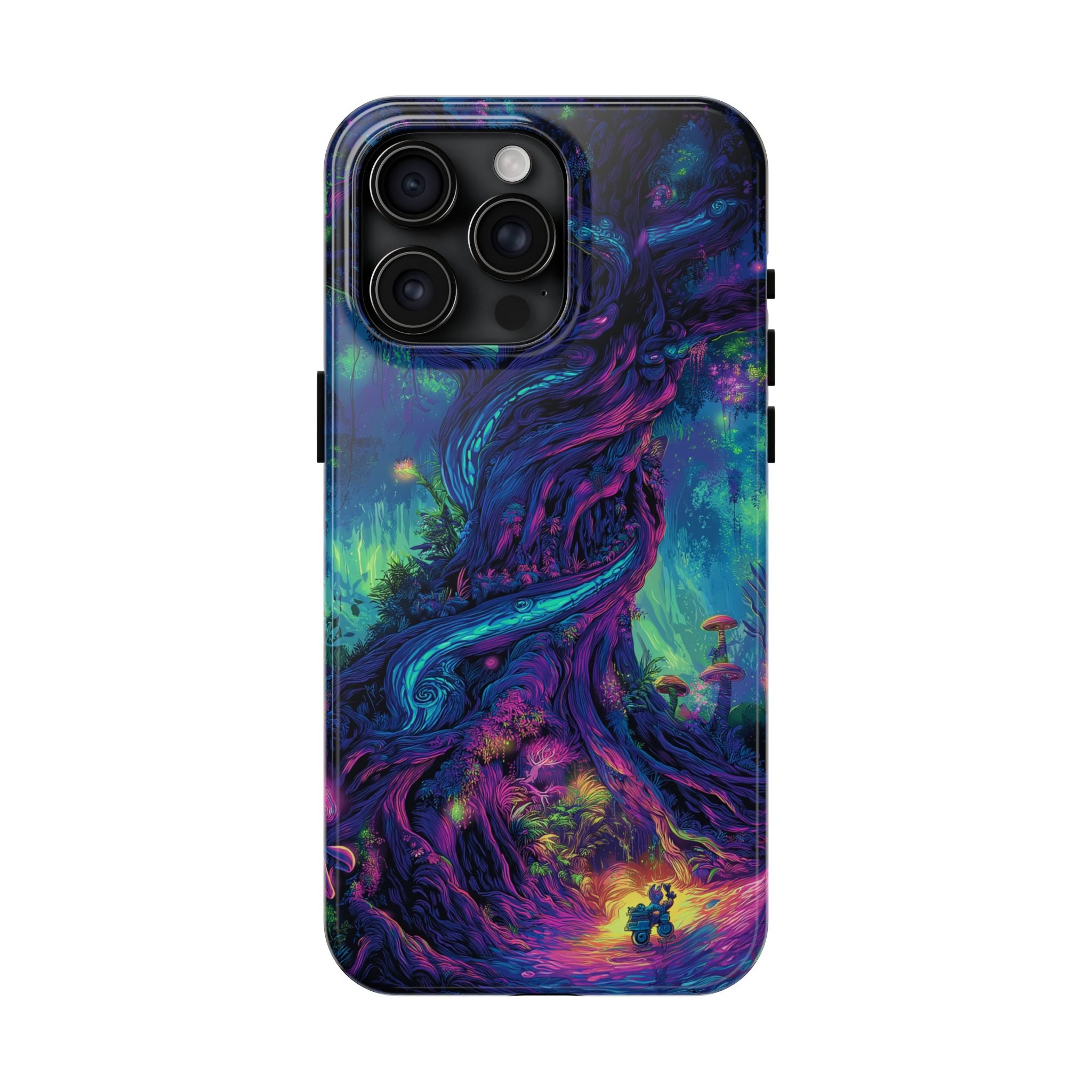 Psychedelic Tree Tough Phone Cases