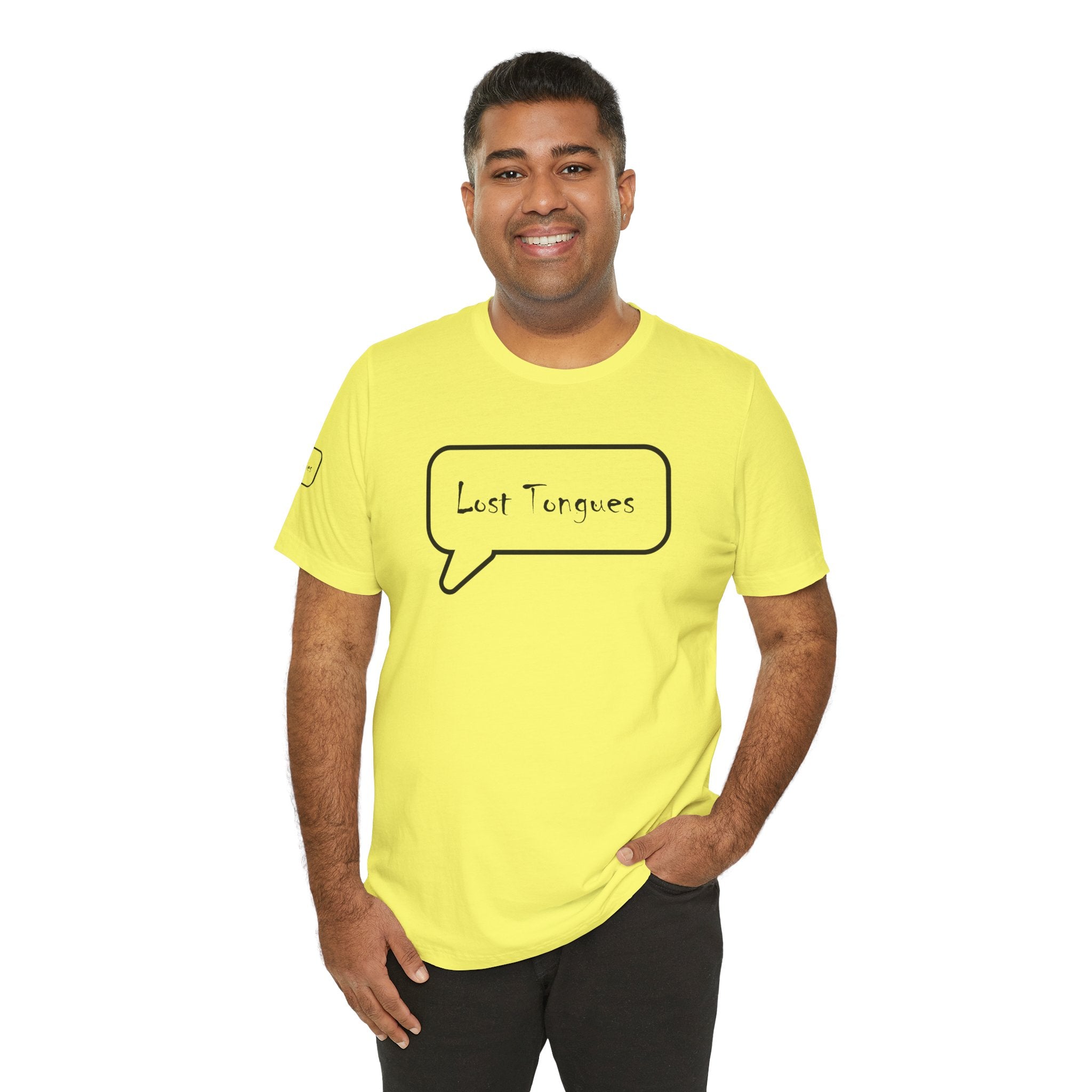 Lost Tongues Unisex Jersey Short Sleeve Tee