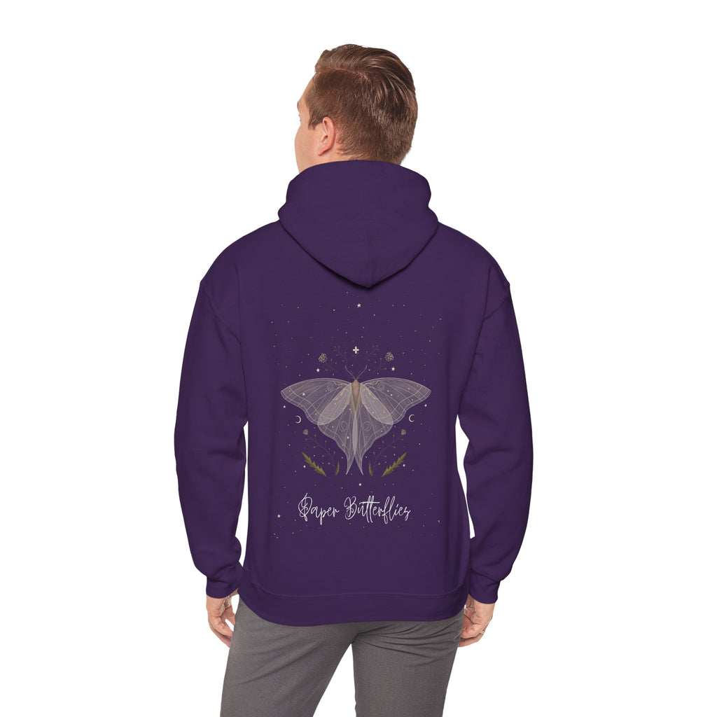 Paper Butterflies Fancy Unisex Heavy Blend Hooded Sweatshirt