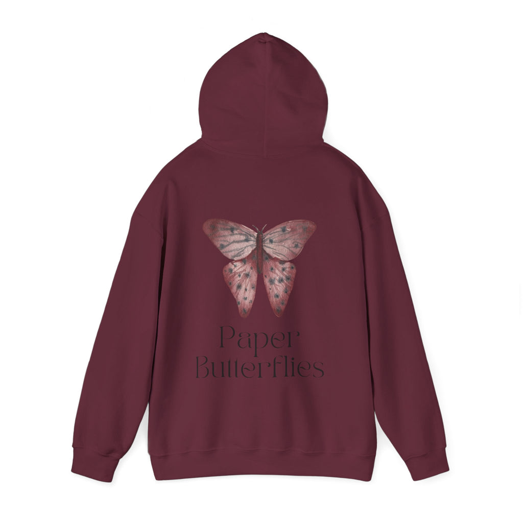Paper Butterflies Unisex Heavy Blend Hooded Sweatshirt