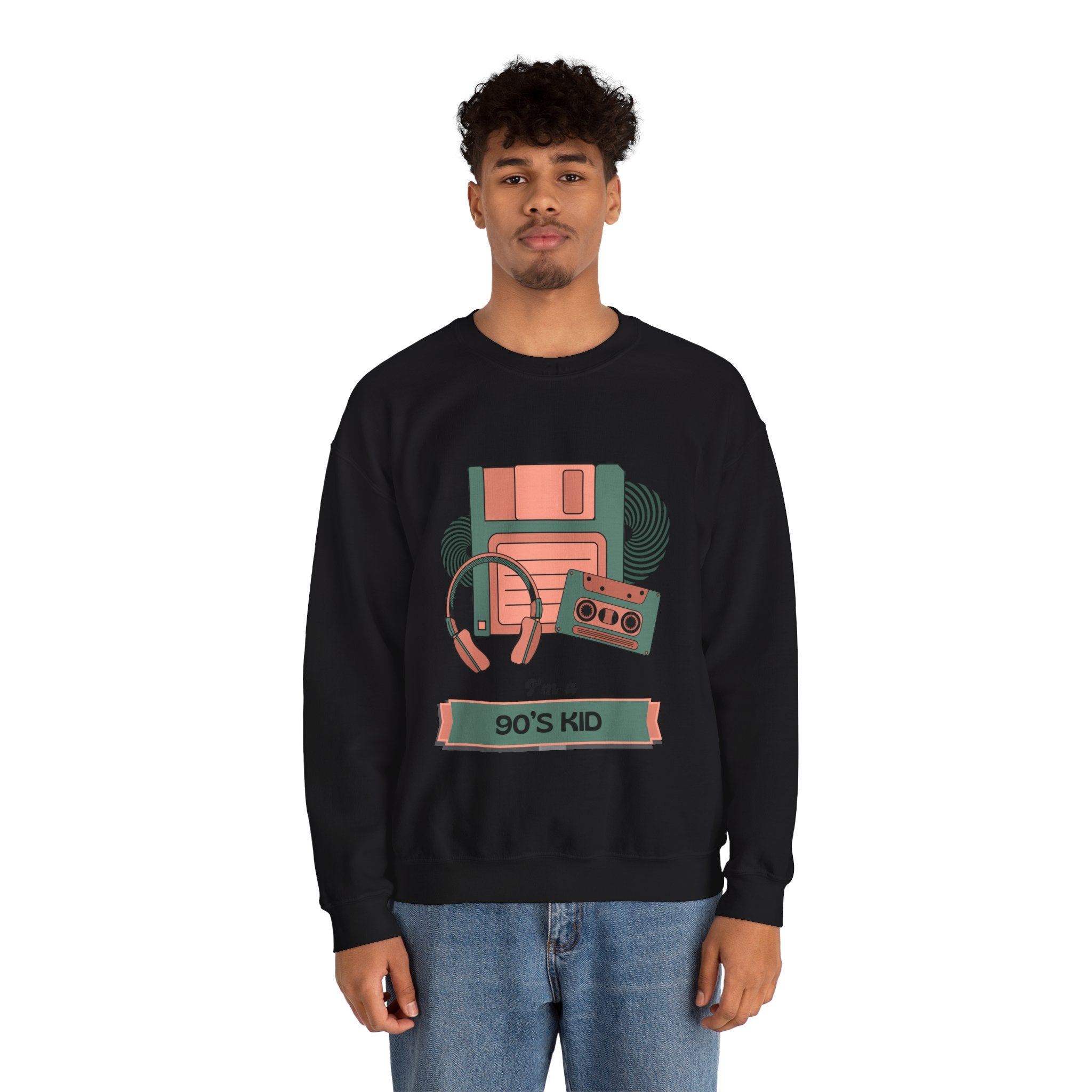 90s Kid Unisex Heavy Blend Crewneck Sweatshirt