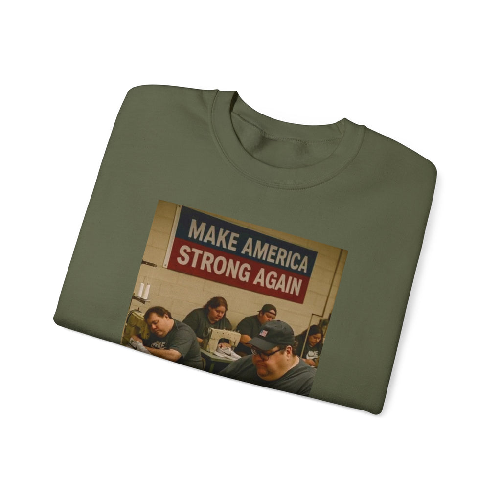 Unisex Heavy Blend Crewneck Sweatshirt - Make America Strong Again