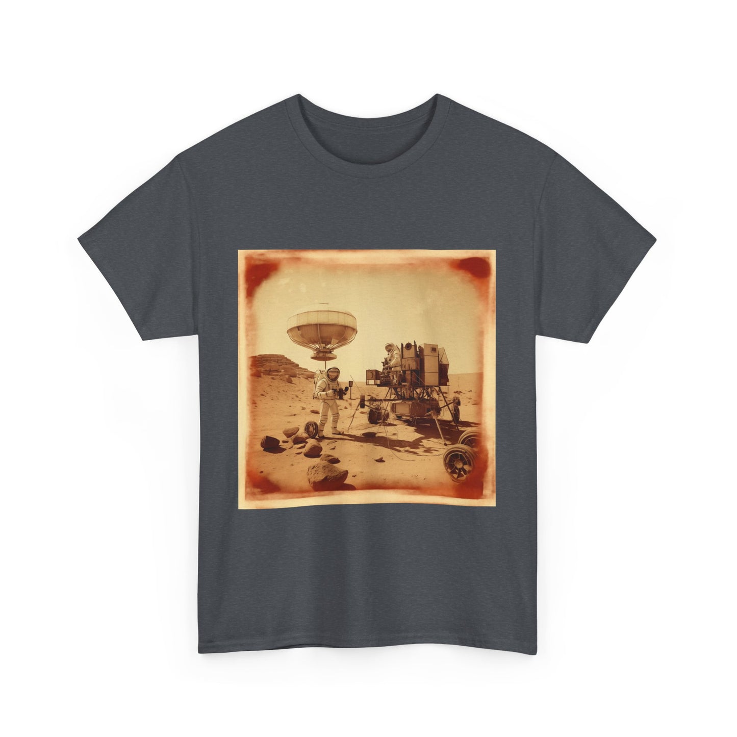 Martian Polaroid Unisex Heavy Cotton Tee