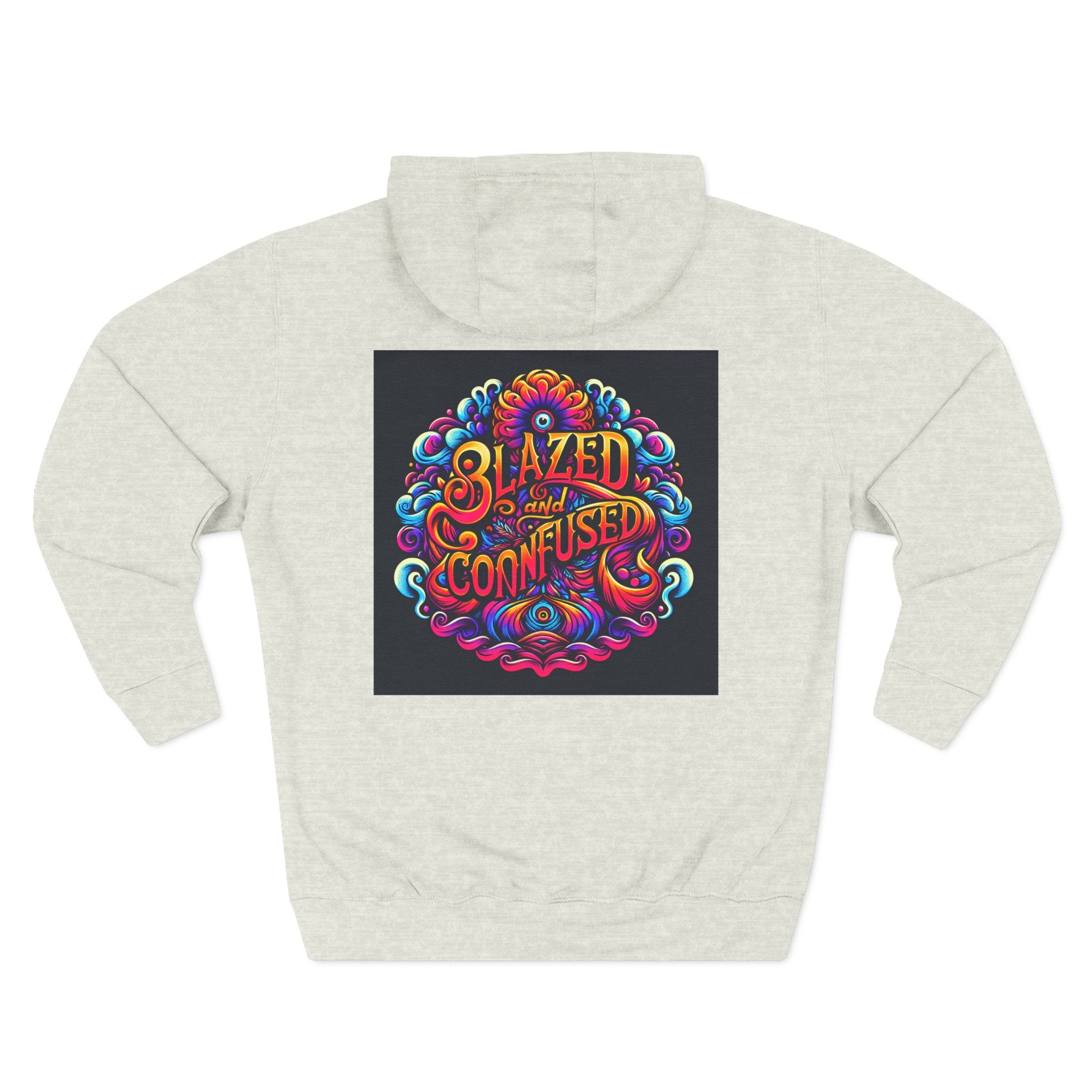 Blazed and Confused Three-Panel Fleece Hoodie