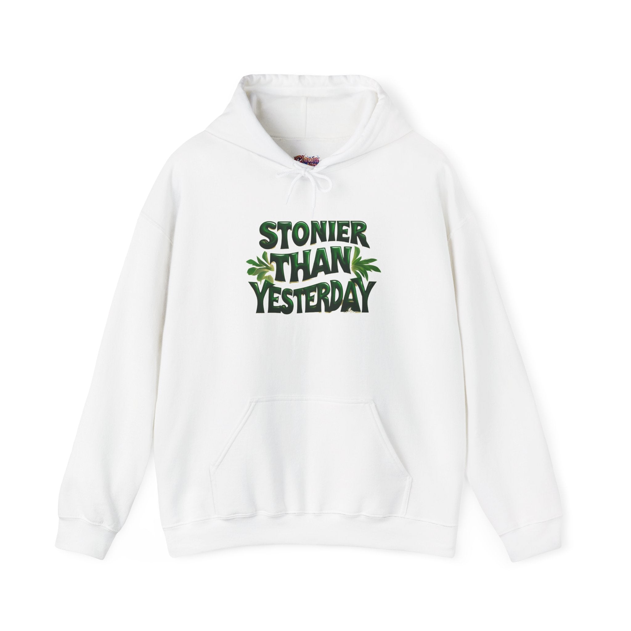 Stoner Vibes Unisex Hooded Sweatshirt - 'Stonier Than Yesterday'