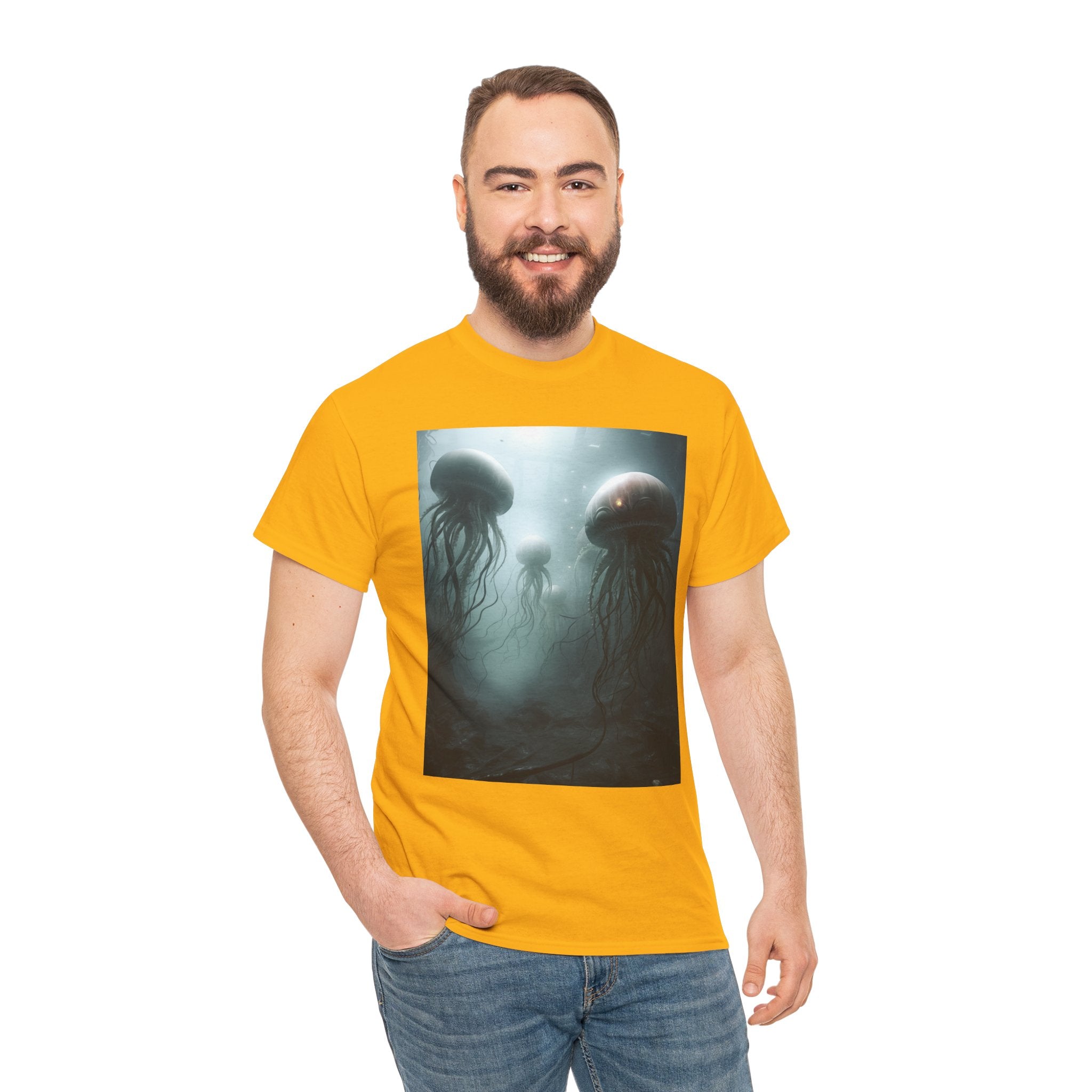Alien Jellyfish Unisex Heavy Cotton Tee