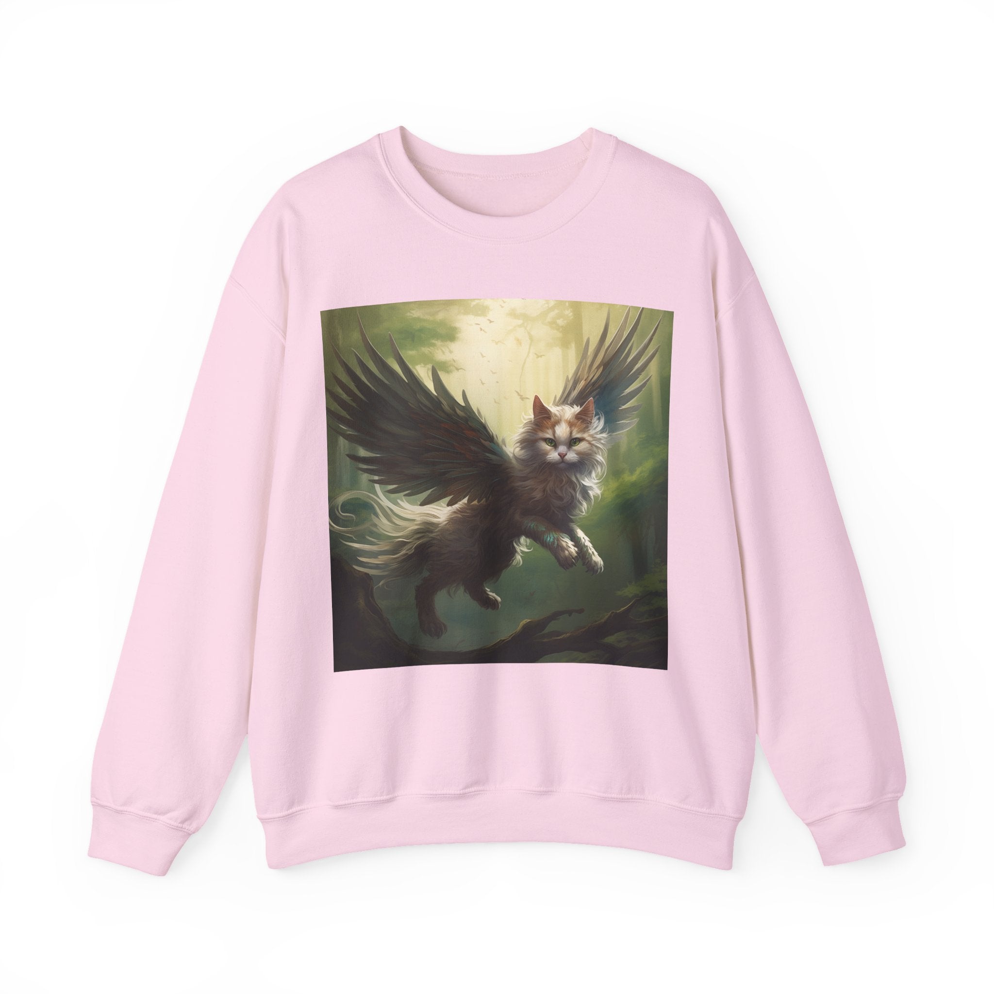 Fantasy Cat Unisex Heavy Blend Crewneck Sweatshirt