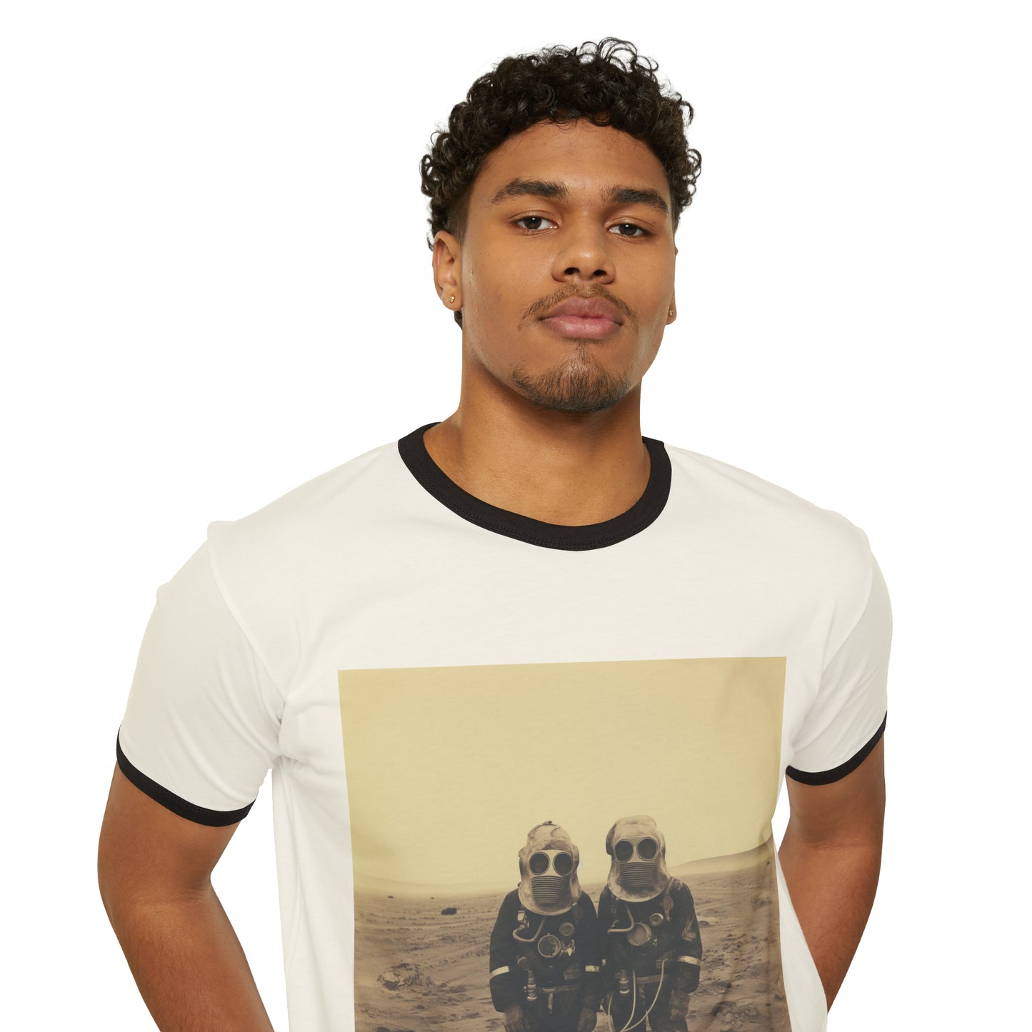 Mars Martians Unisex Cotton Ringer T-Shirt