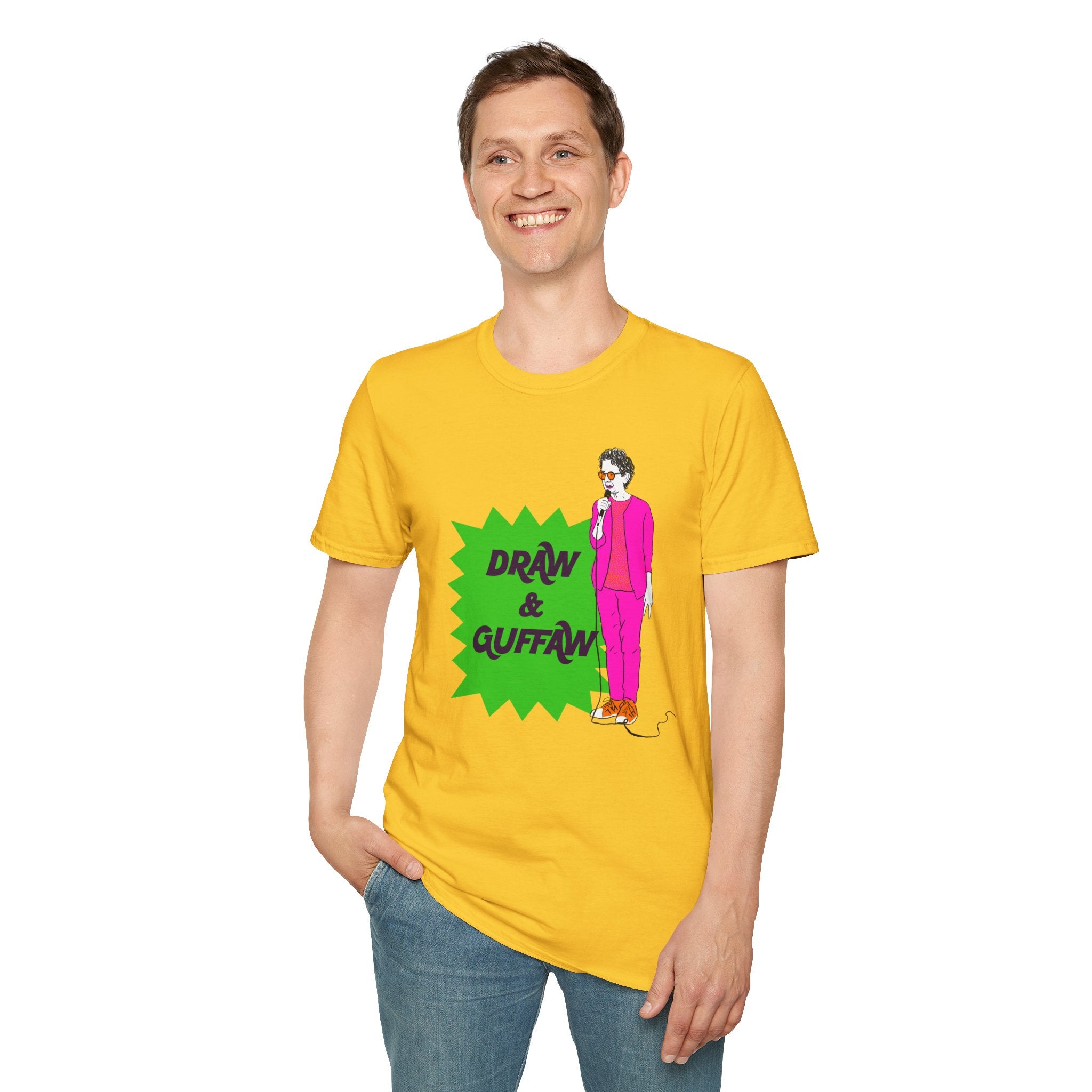 Draw and Guffaw Unisex Softstyle T-Shirt