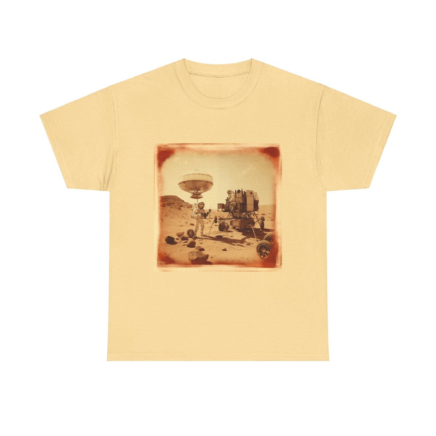 Martian Polaroid Unisex Heavy Cotton Tee