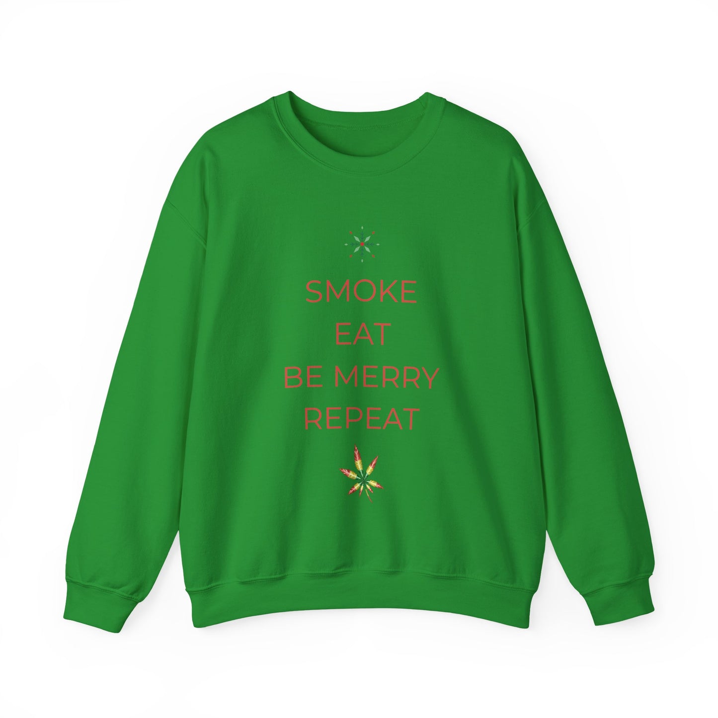 Eat Repeat Holiday Unisex Heavy Blend Crewneck Sweatshirt