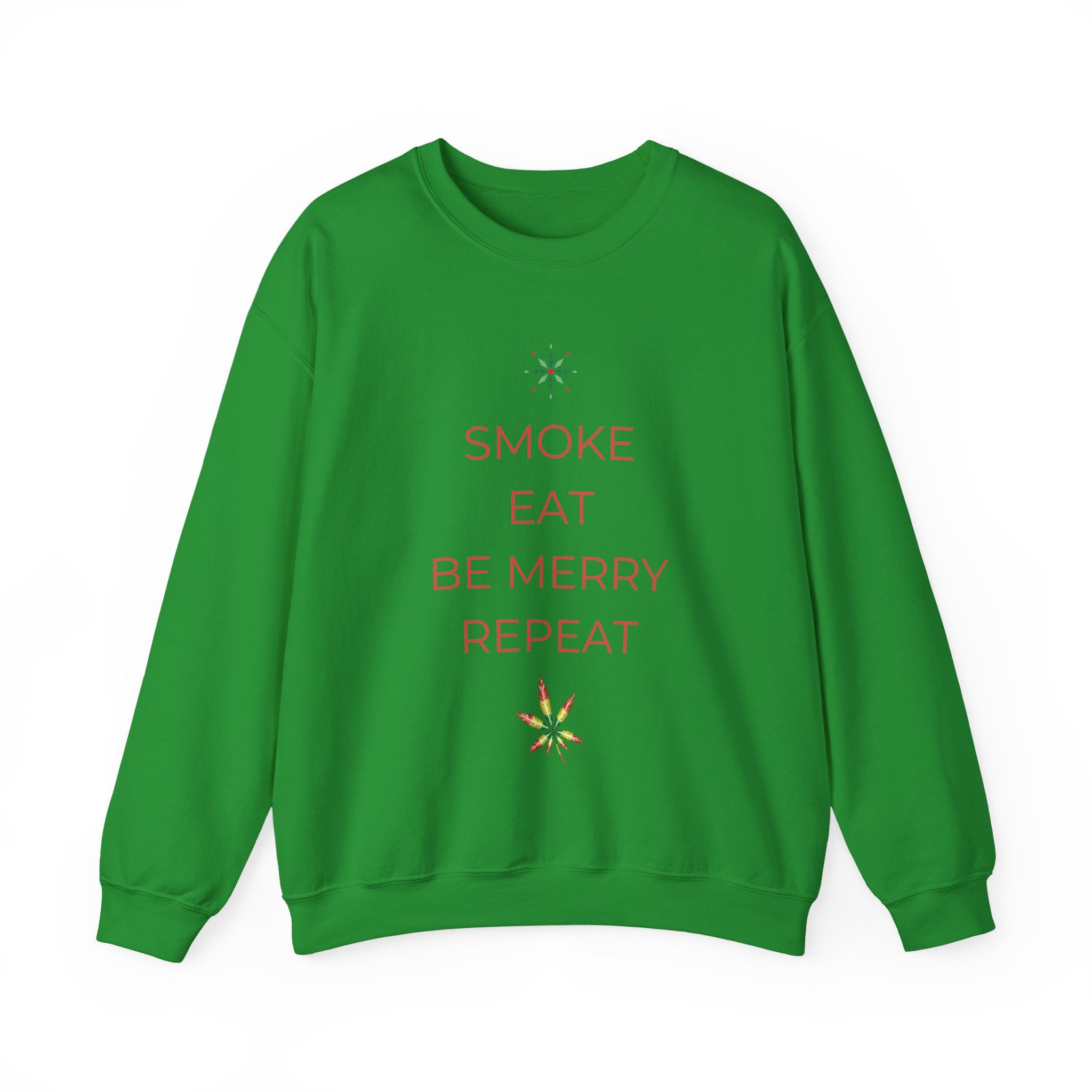 Eat Repeat Holiday Unisex Heavy Blend Crewneck Sweatshirt