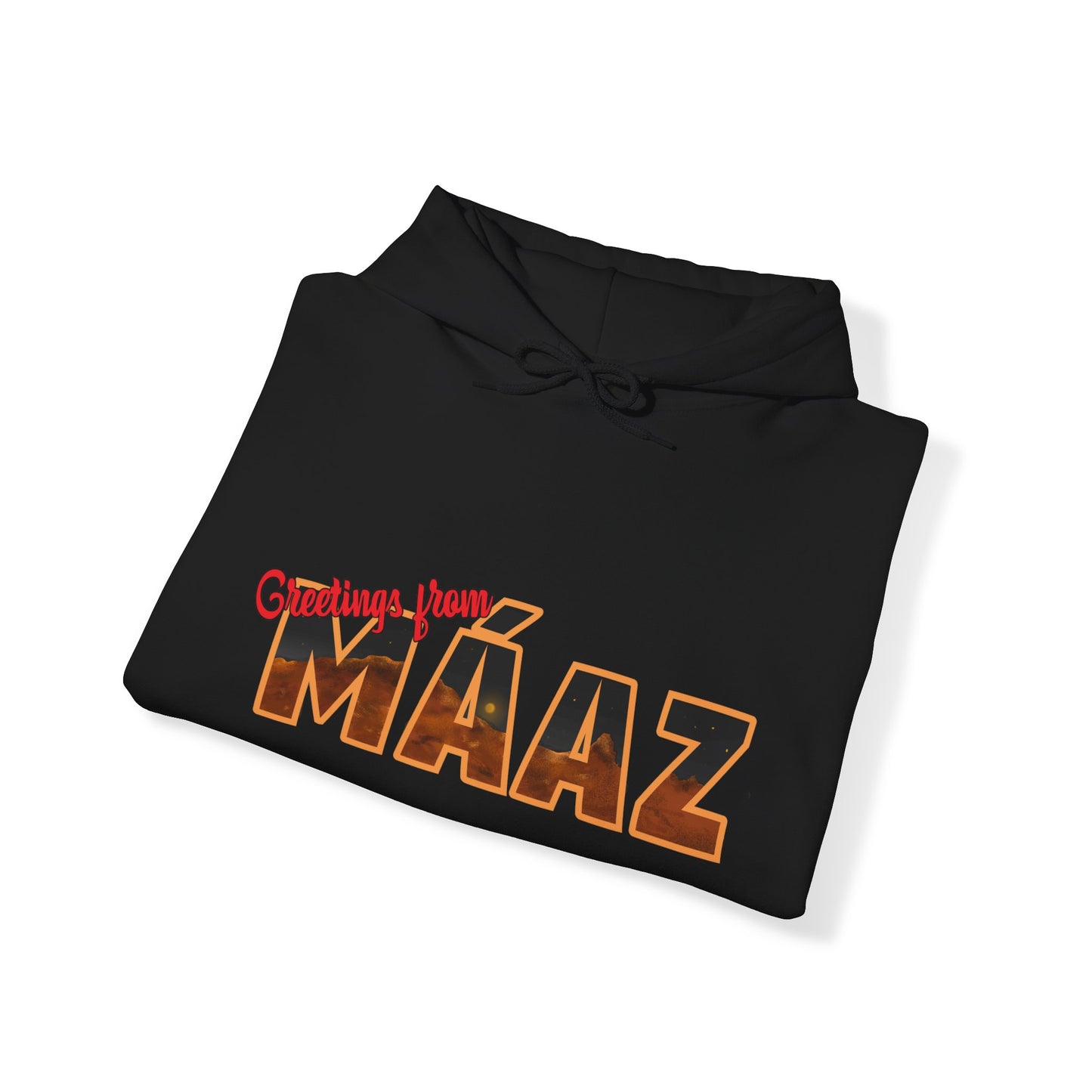 Greetings from Máaz Martians Unisex Heavy Blend Hooded Sweatshirt