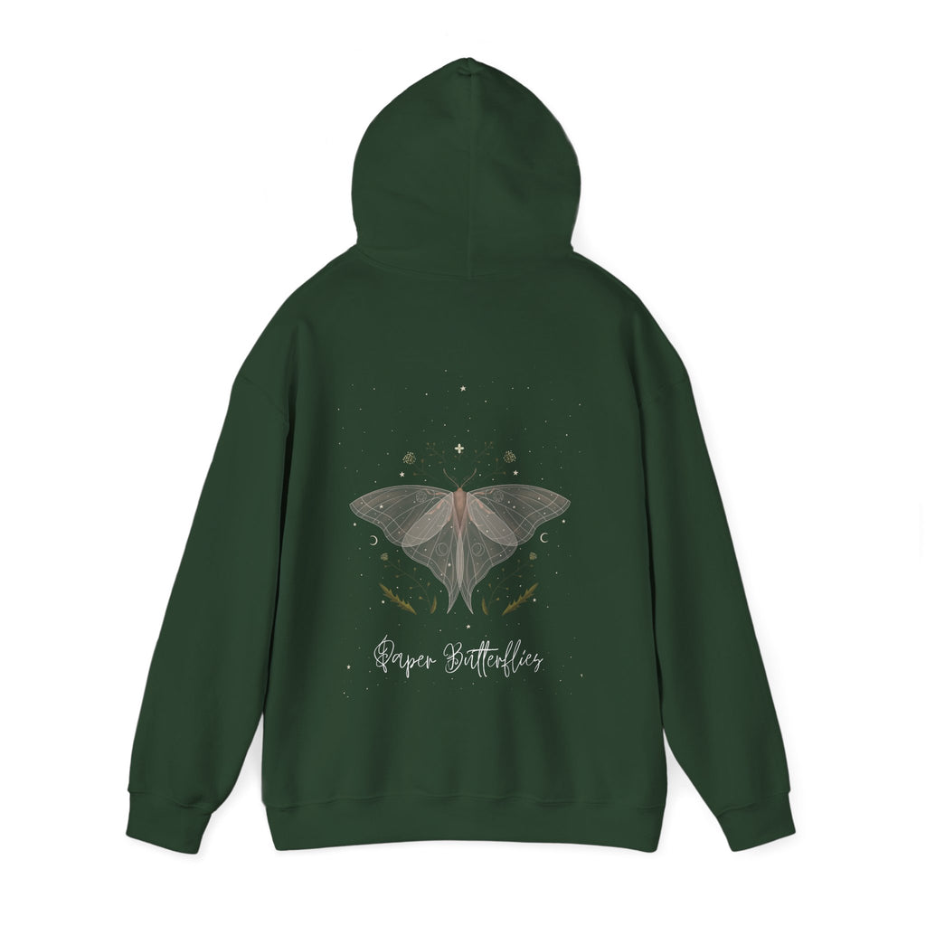 Paper Butterflies Fancy Unisex Heavy Blend Hooded Sweatshirt