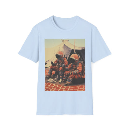 Martian African Print Unisex Softstyle T-Shirt