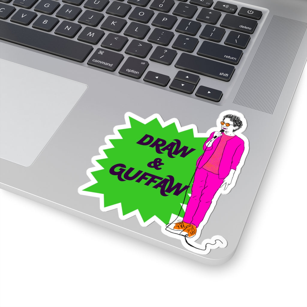 Draw and Guffaw Kiss-Cut Stickers