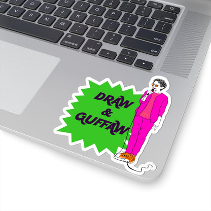 Draw and Guffaw Kiss-Cut Stickers