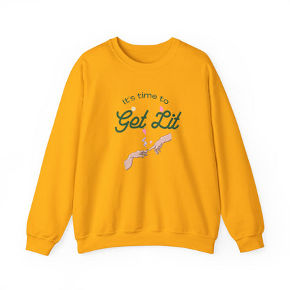 Get Lit Unisex Heavy Blend Crewneck Sweatshirt