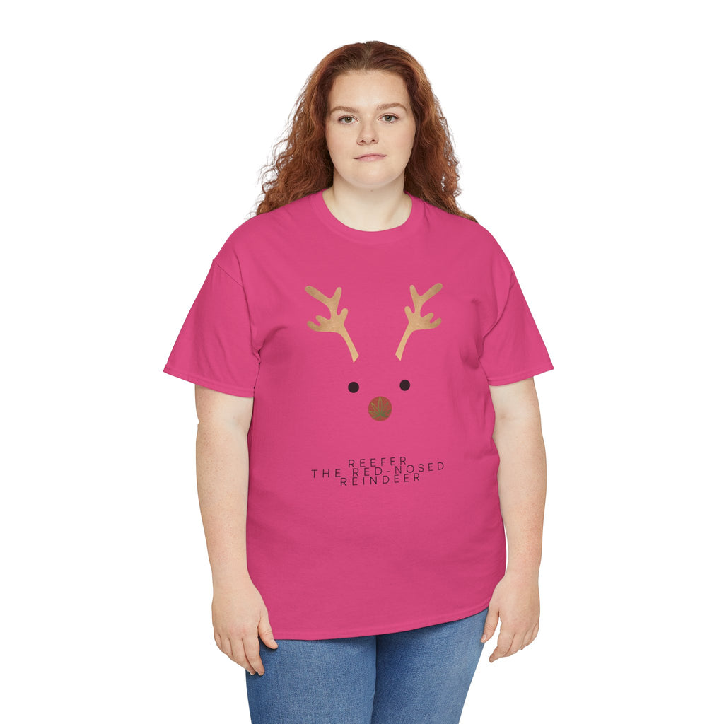 Reindeer Unisex Heavy Cotton Tee