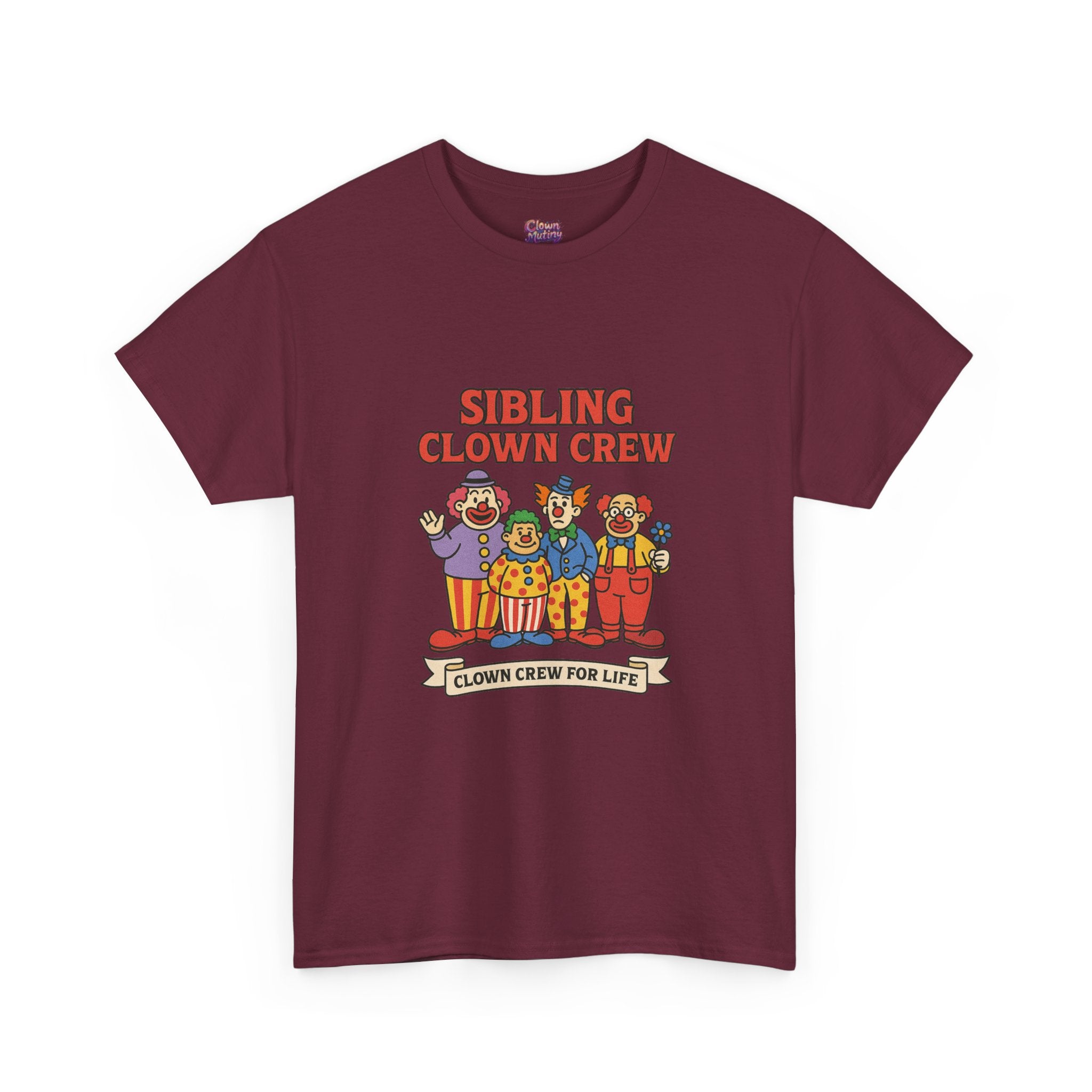 Clown Siblings Unisex Heavy Cotton Tee