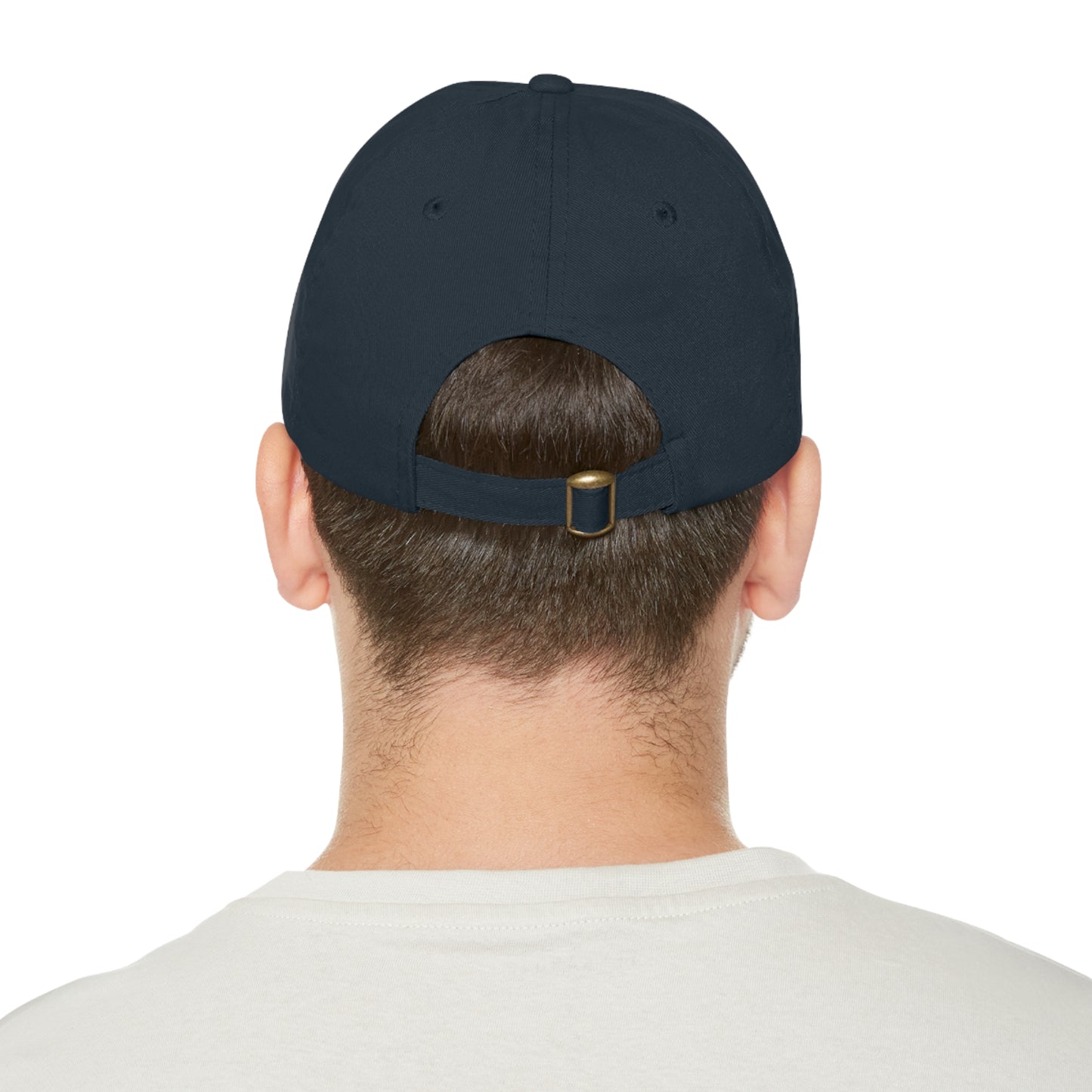 Marty Party Dad Hat with Leather Patch (Rectangle)