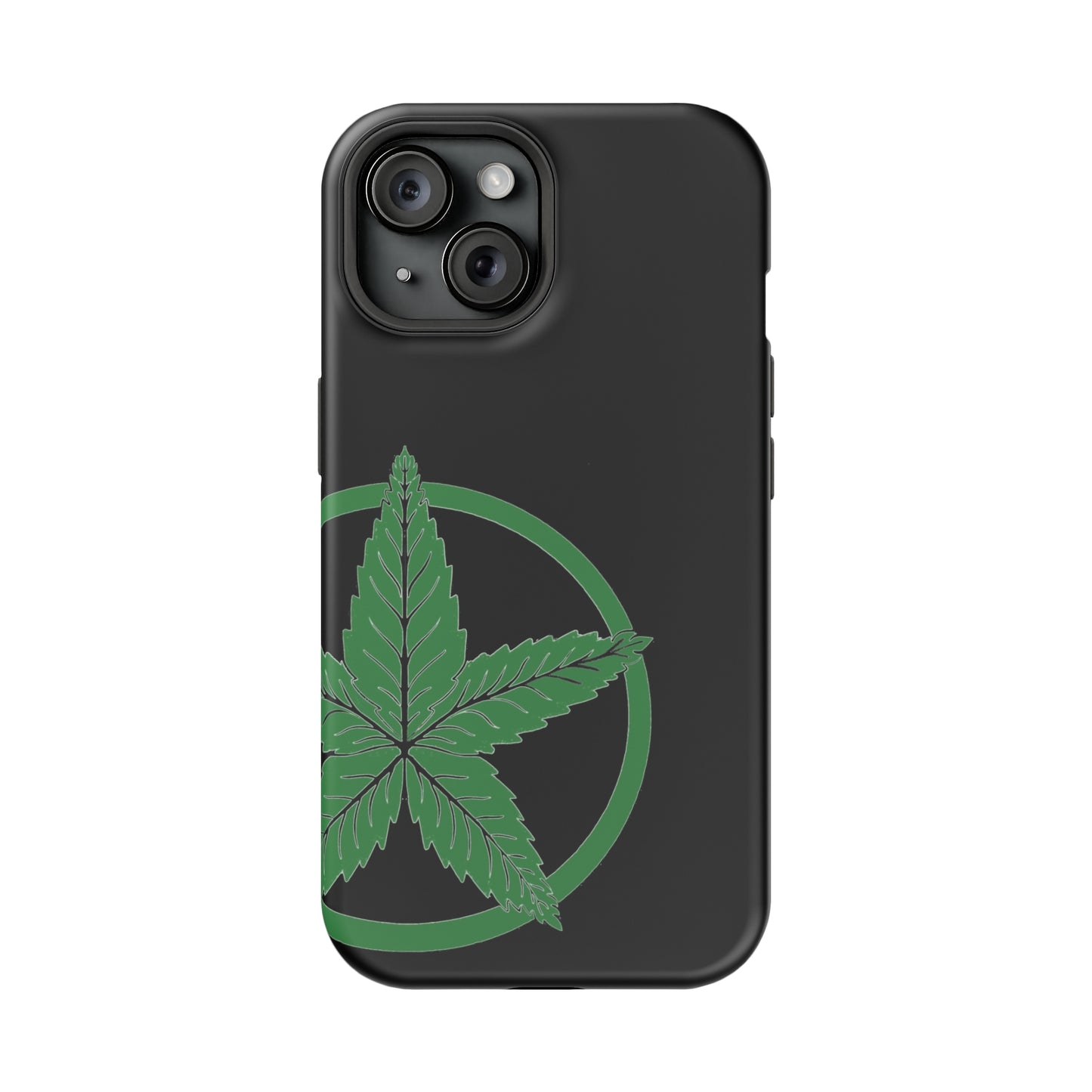 Green Army Half Star Leaf MagSafe Tough Cases