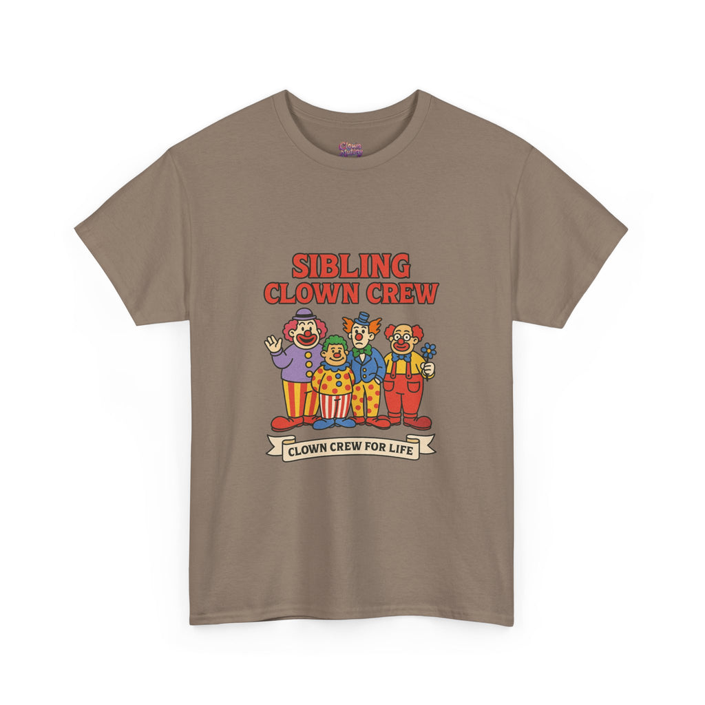 Clown Siblings Unisex Heavy Cotton Tee
