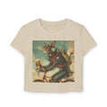 Cat Robot Bike Baby Tee - Fun and Quirky Tee for Women