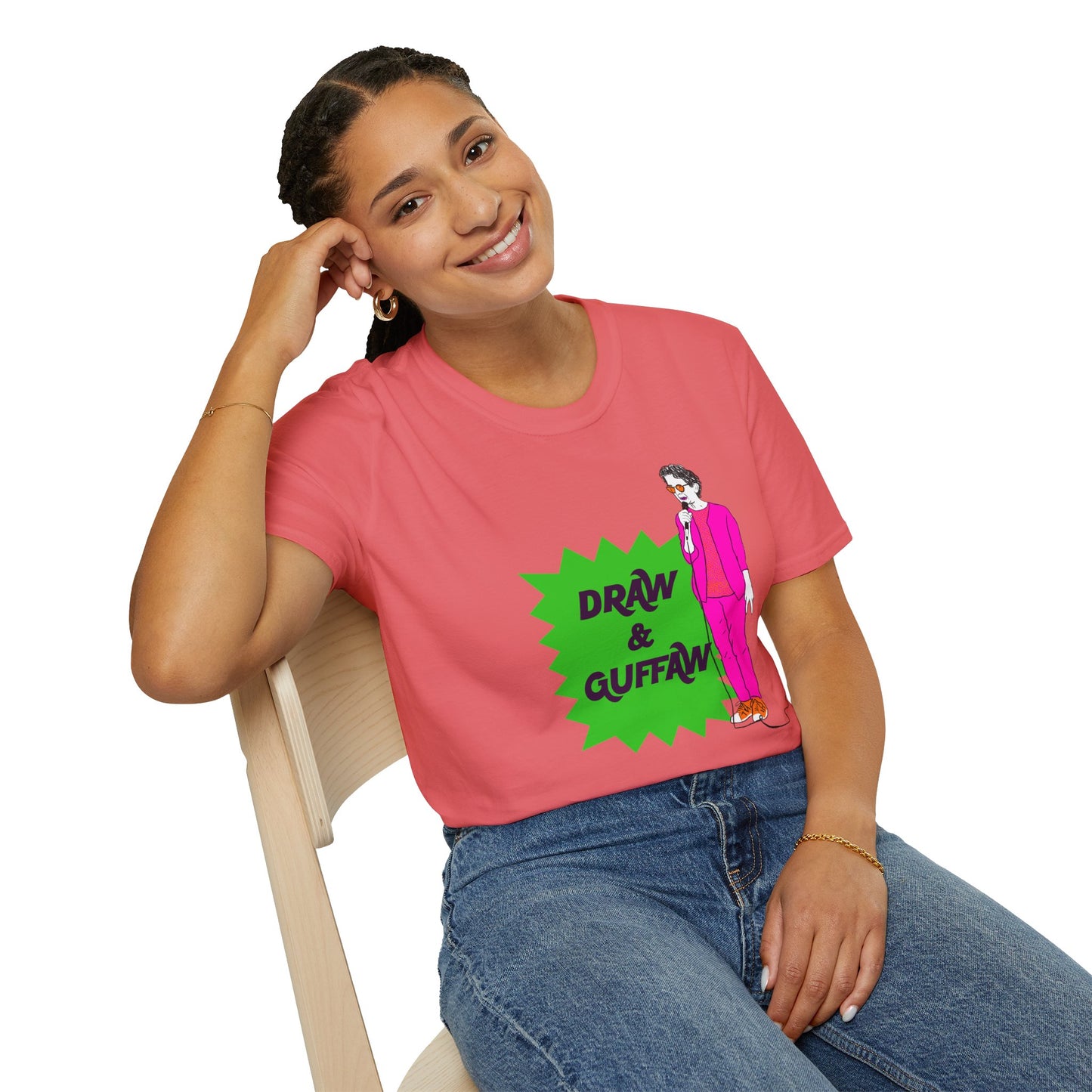 Draw and Guffaw Unisex Softstyle T-Shirt
