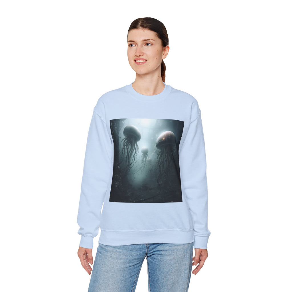 Alien Jellyfish Unisex Heavy Blend Crewneck Sweatshirt