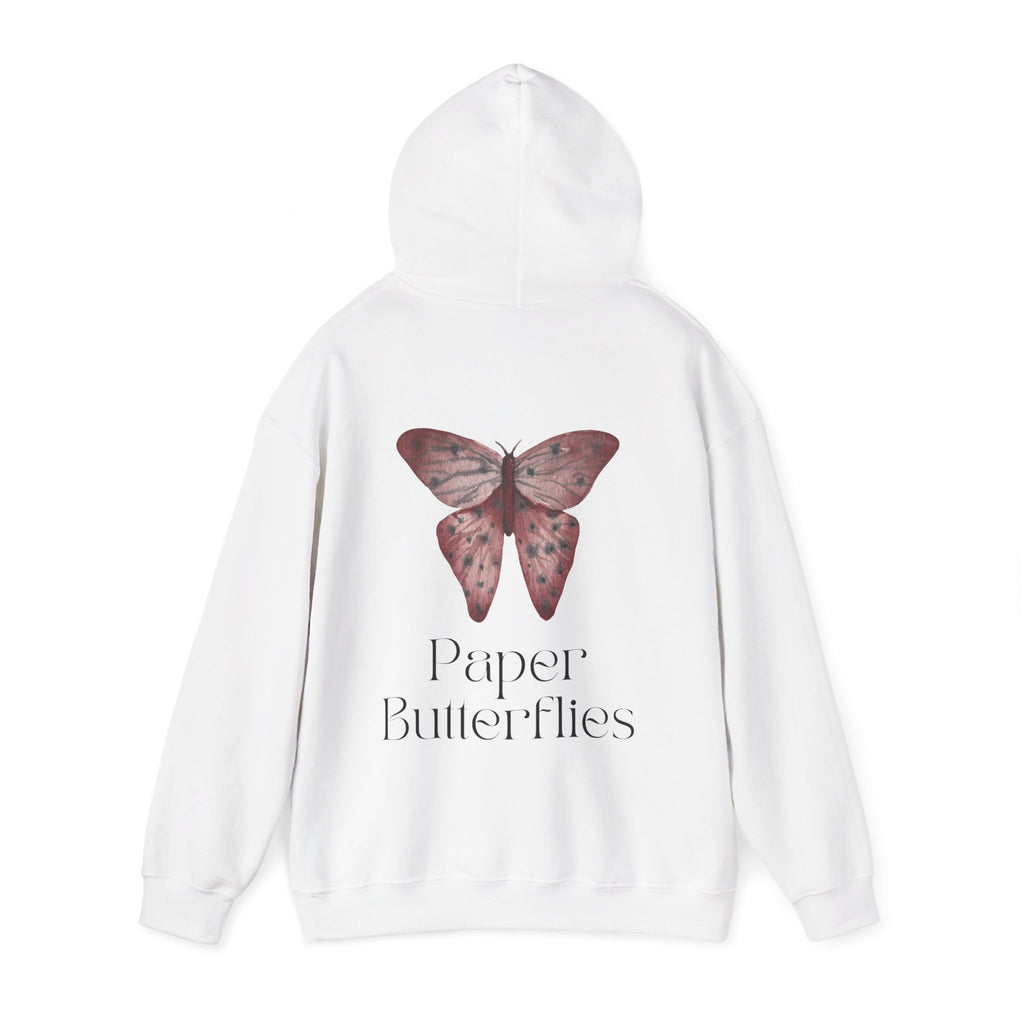 Paper Butterflies Unisex Heavy Blend Hooded Sweatshirt